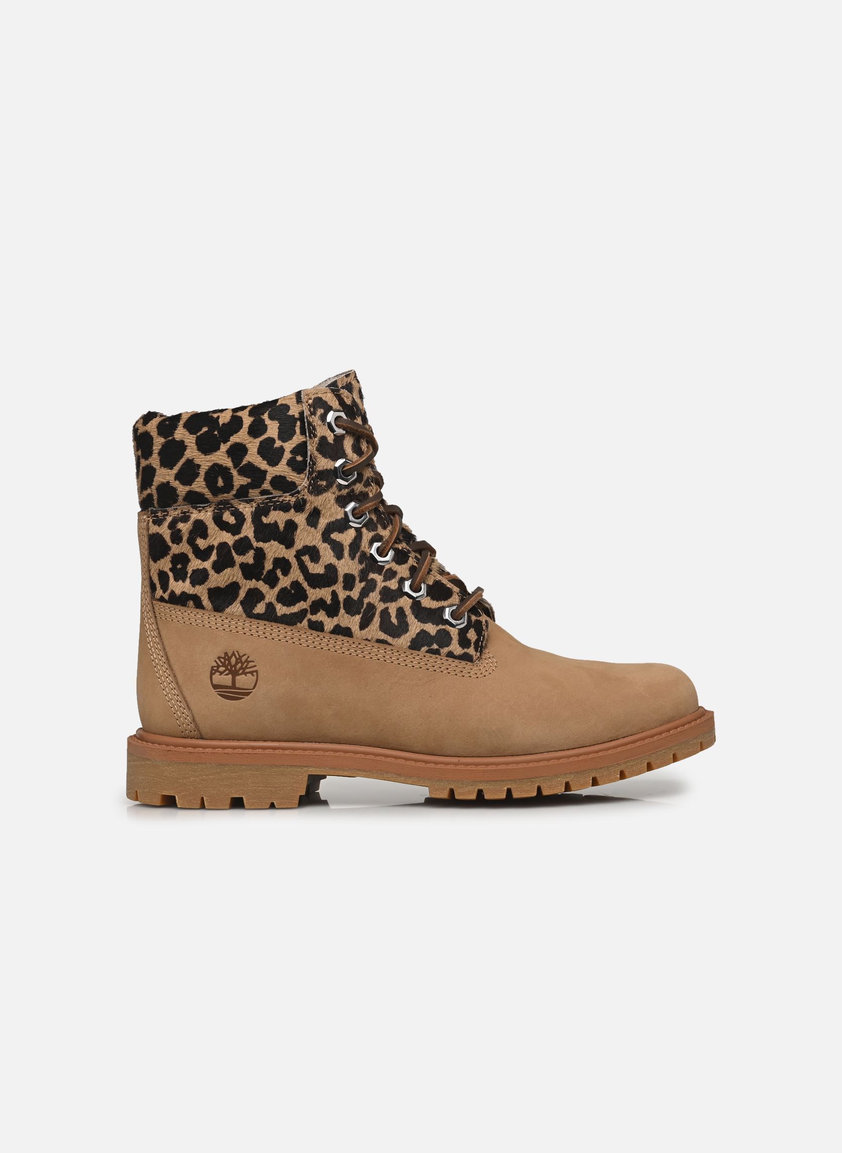 Bottines à lacets Timberland Premium 6 INCH LACE UP BOOT femme marron Timberland Bottines à lacets Timberland Premium 6 INCH LACE UP BOOT femme marron MEDIUM BEIGE NUBUCK