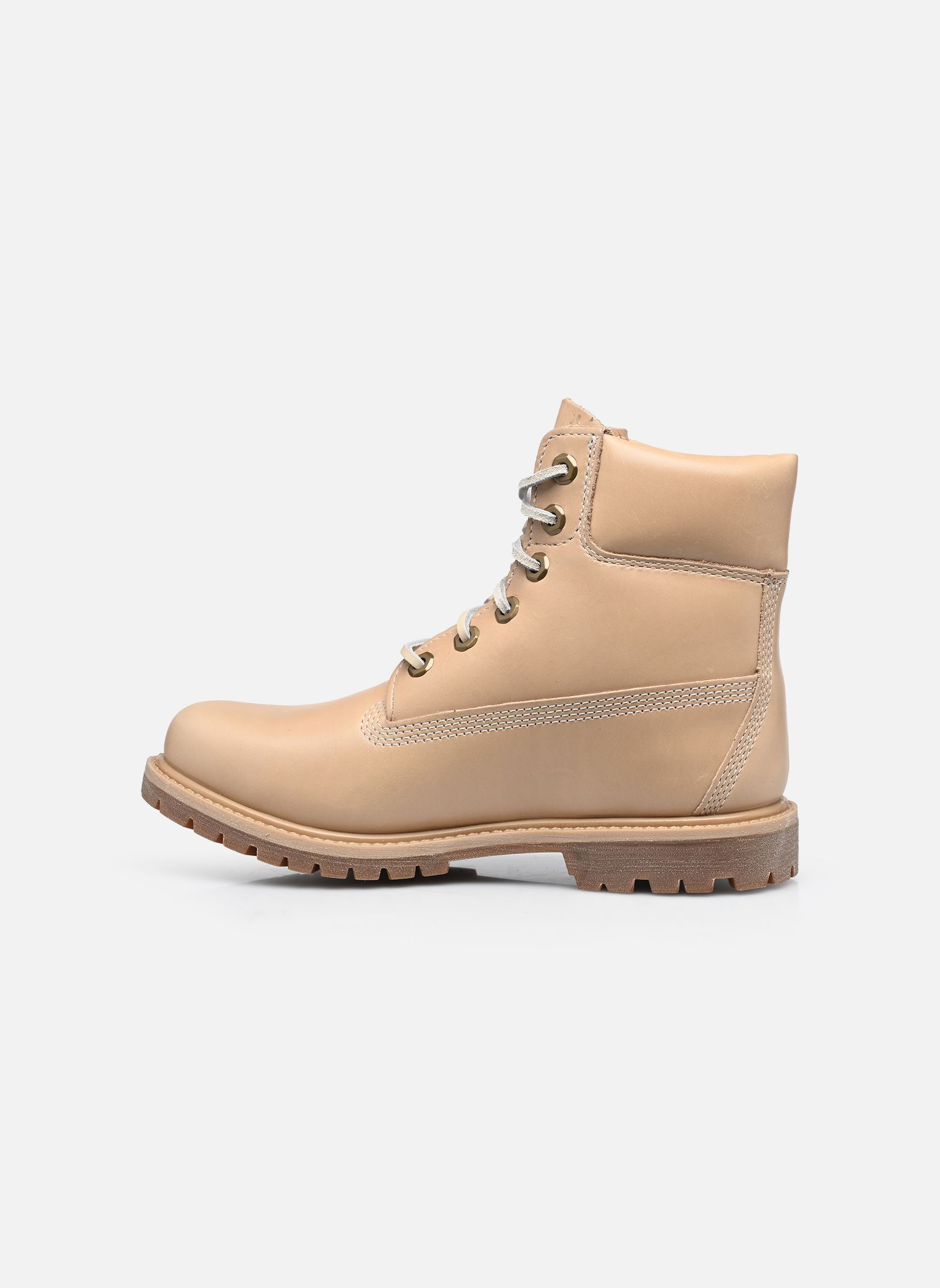 Geschnürte Stiefeletten Timberland Premium 6 Inch Lace Up Waterp damen braun Timberland Geschnürte Stiefeletten Timberland Premium 6 Inch Lace Up Waterp damen braun MEDIUM BEIGE FULL GRAIN