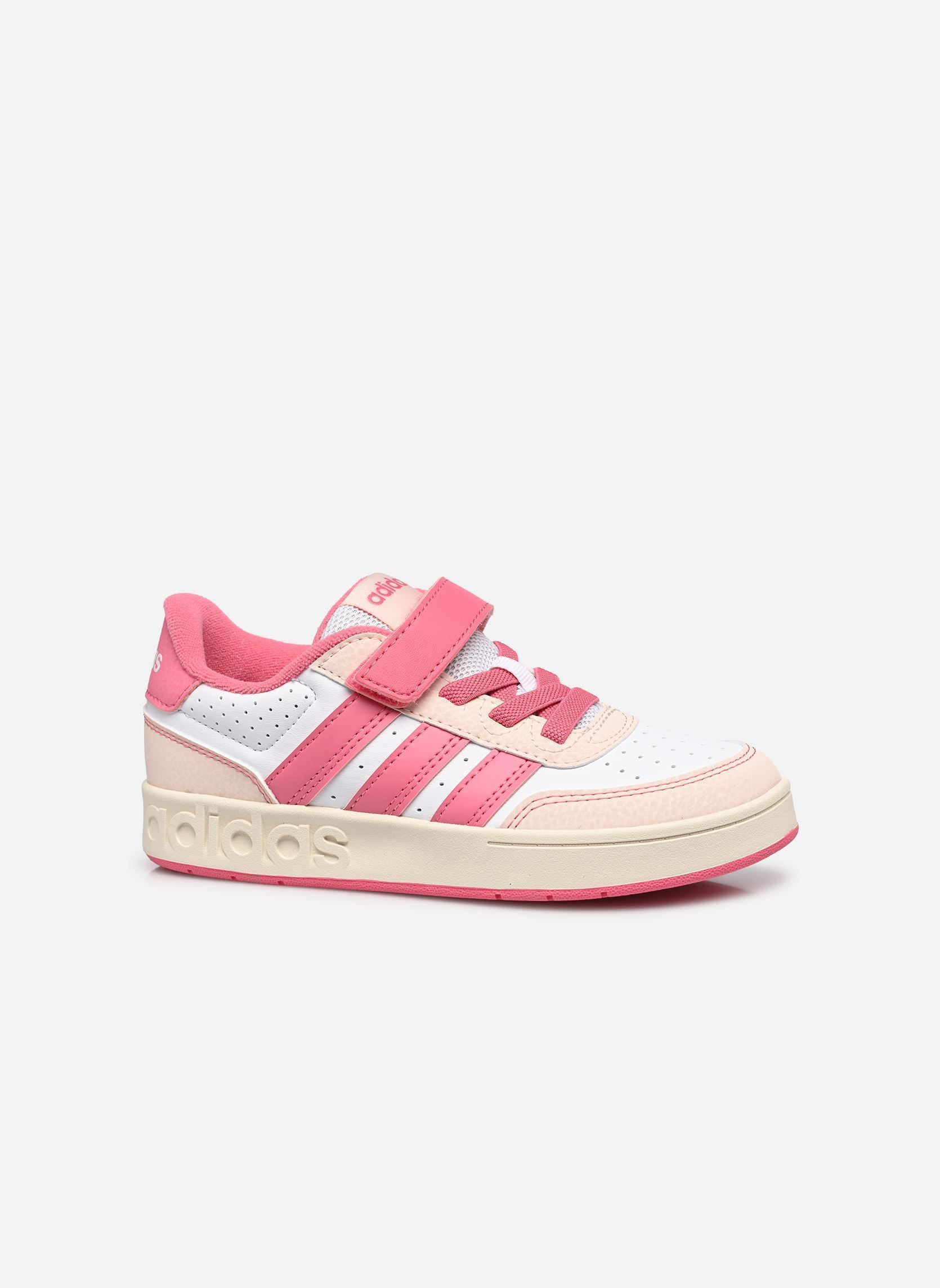 Sneakers BREAKBASE C meisjes roze adidas sportswear Sneakers BREAKBASE C meisjes roze FTWWHT/PNKFUS/WONQUA