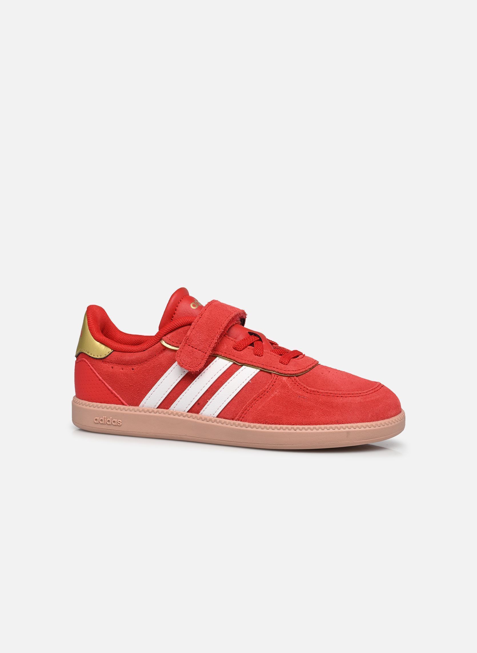 Baskets basses BREAKNET SLEEK EL C fille rouge adidas sportswear Baskets basses BREAKNET SLEEK EL C fille rouge BETTER SCARLET