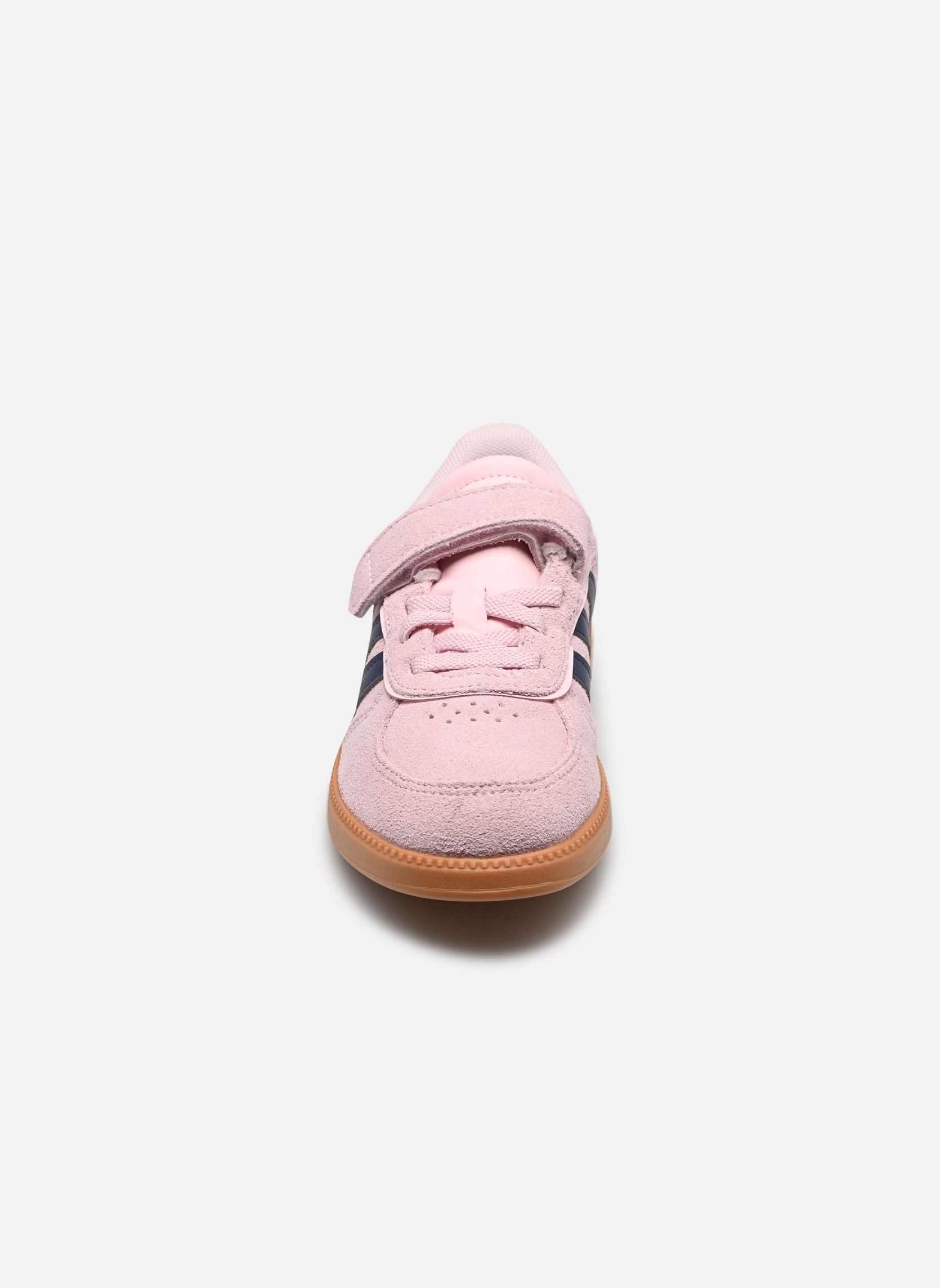 Niedrige Sneaker BREAKNET SLEEK EL C mädchen rosa adidas sportswear Niedrige Sneaker BREAKNET SLEEK EL C mädchen rosa CLEAR PINK