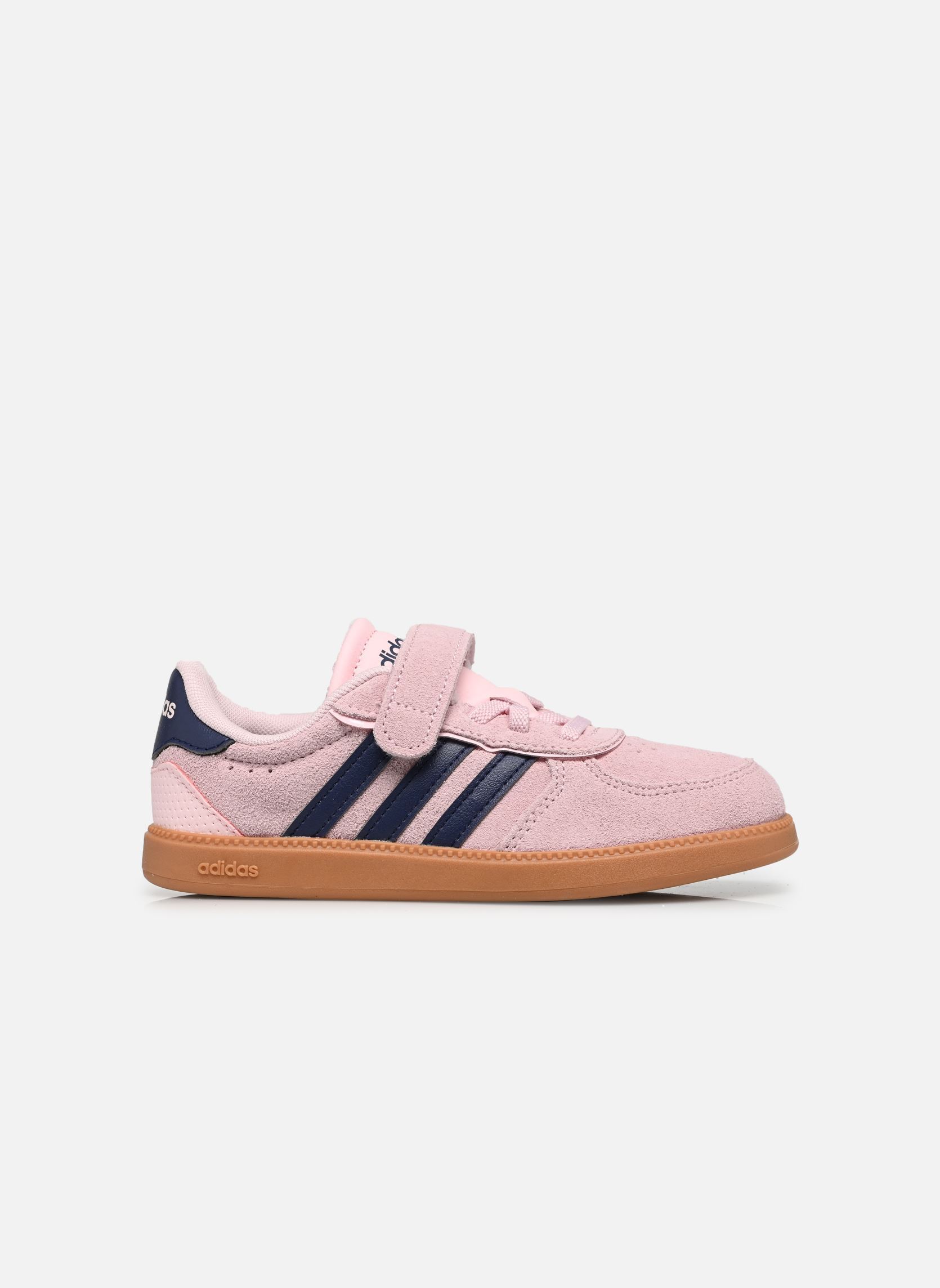 Niedrige Sneaker BREAKNET SLEEK EL C mädchen rosa adidas sportswear Niedrige Sneaker BREAKNET SLEEK EL C mädchen rosa CLEAR PINK