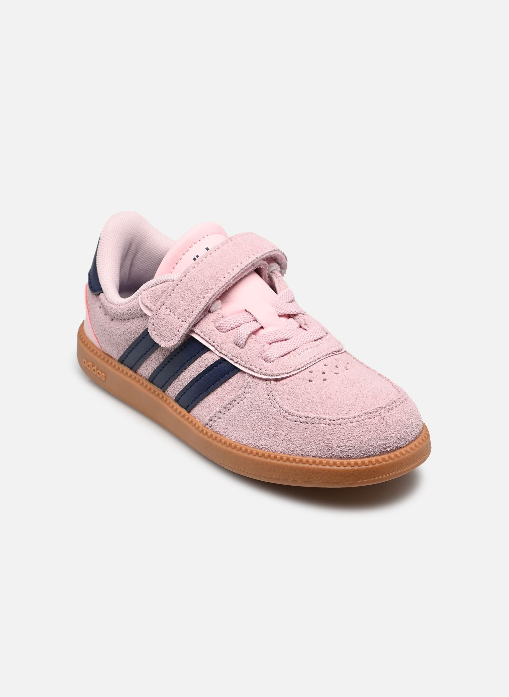 Niedrige Sneaker BREAKNET SLEEK EL C mädchen rosa adidas sportswear Niedrige Sneaker BREAKNET SLEEK EL C mädchen rosa CLEAR PINK