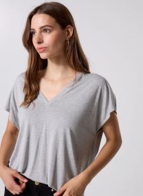 Tee-shirts manches courtes Marcelina femme gris La Petite Etoile Tee-shirts manches courtes Marcelina femme gris Gris Chine