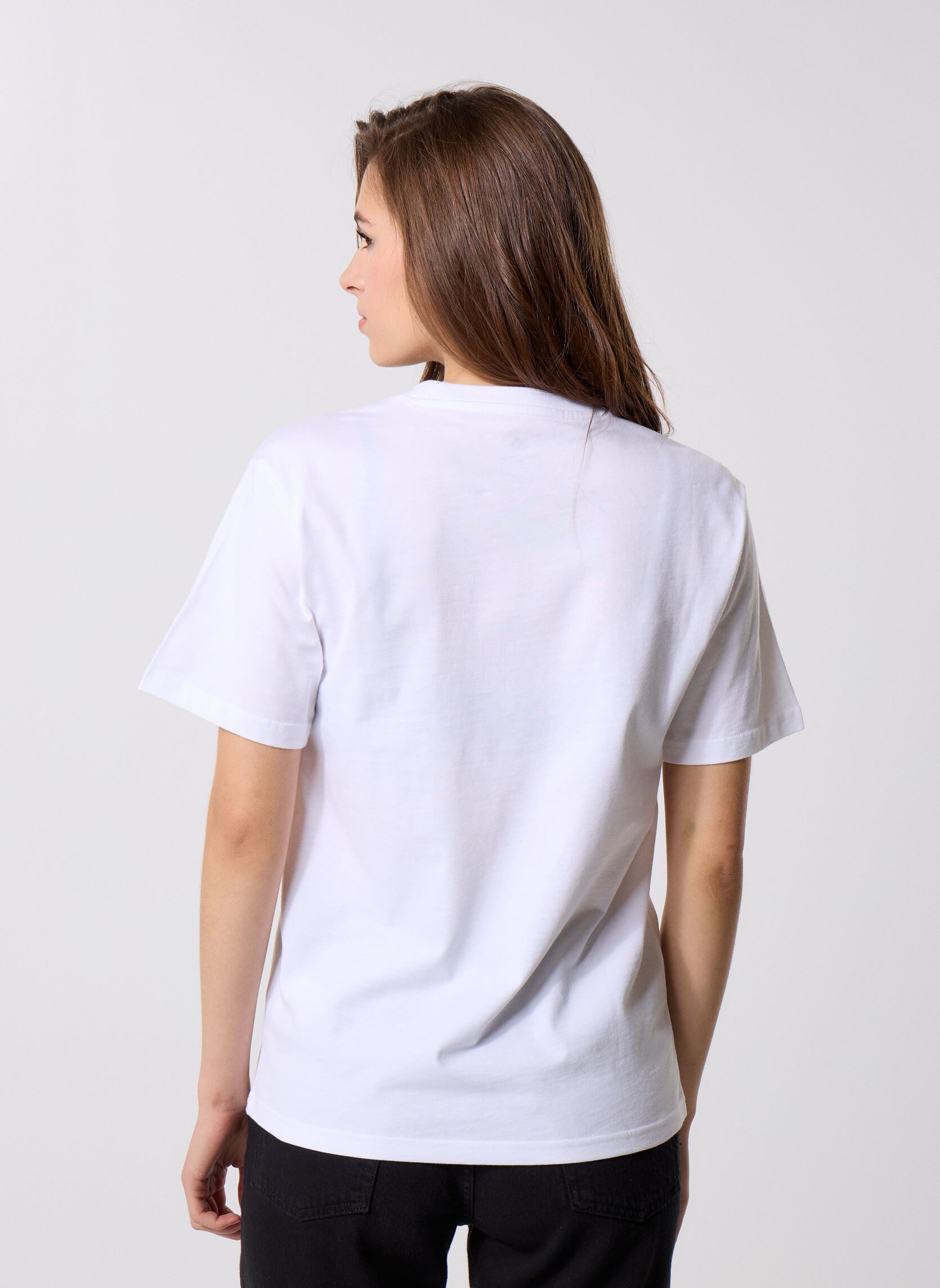 Tee-shirts W C HOL MET T femme blanc adidas sportswear Tee-shirts W C HOL MET T femme blanc White
