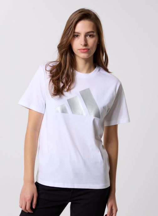 adidas sportswear T-Shirts W C HOL MET T damen weiß