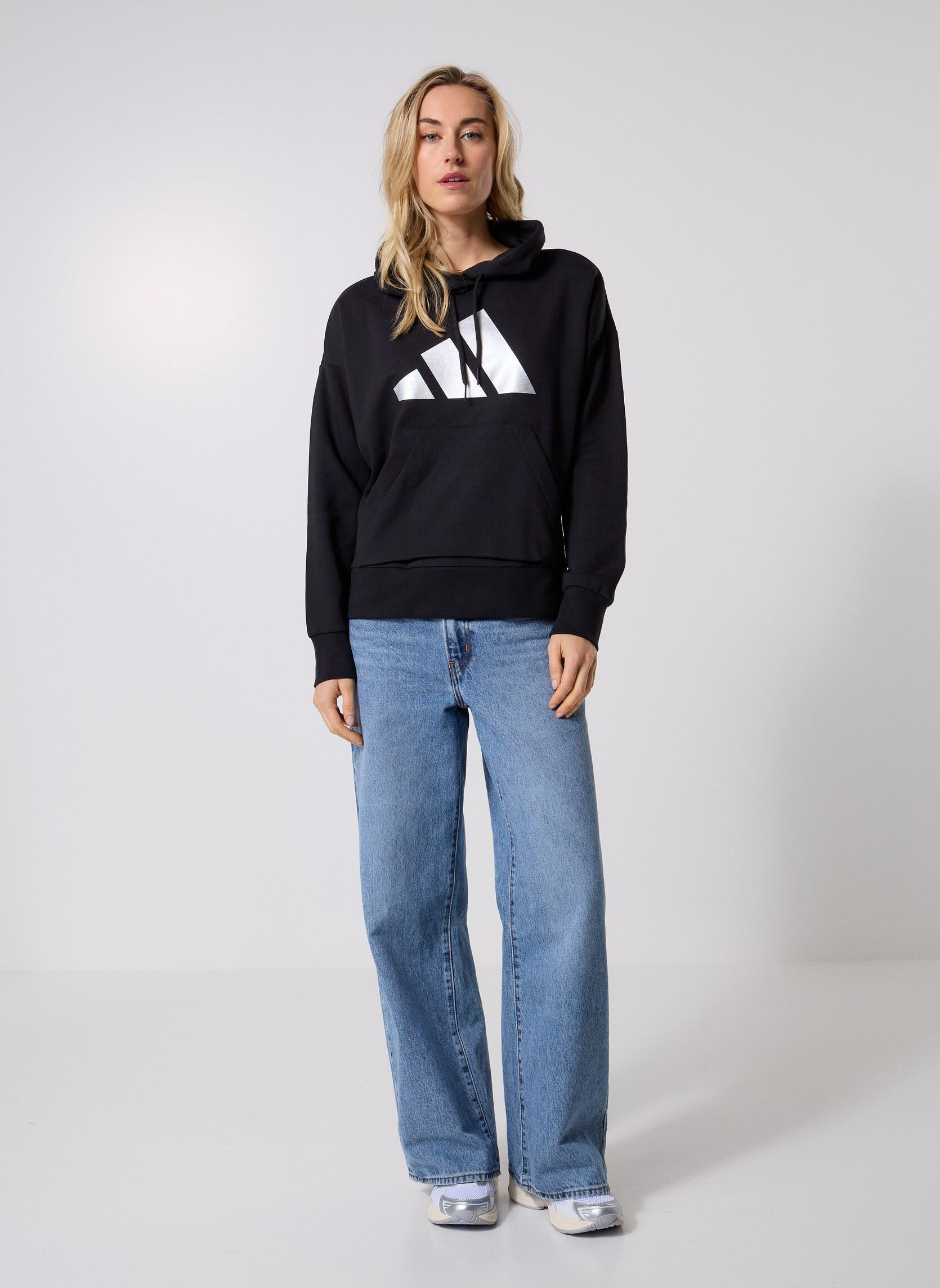 Sweats à capuche W HOL MET HD femme noir adidas sportswear Sweats à capuche W HOL MET HD femme noir BLACK/SILVER