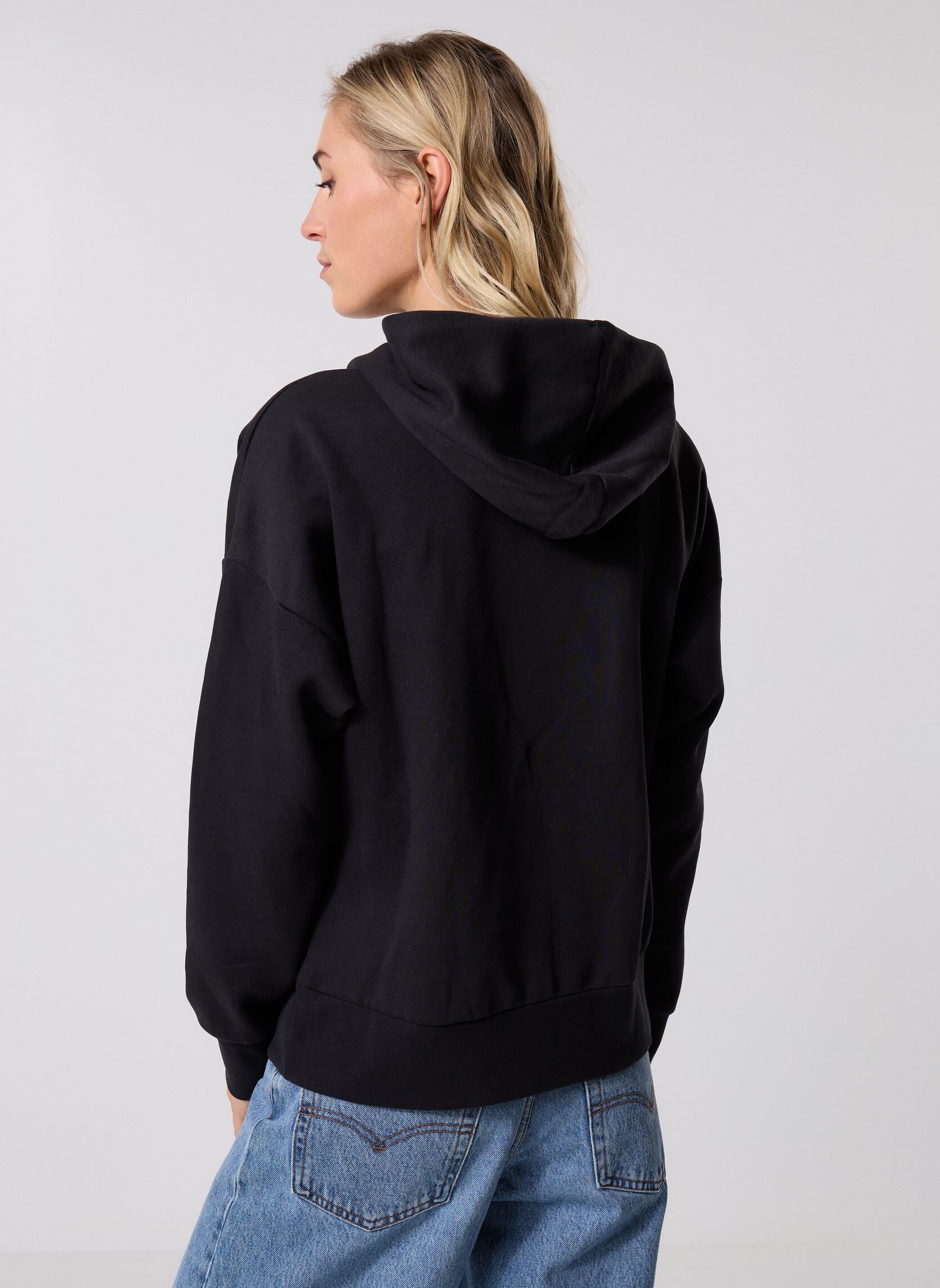 Sweats à capuche W HOL MET HD femme noir adidas sportswear Sweats à capuche W HOL MET HD femme noir BLACK/SILVER