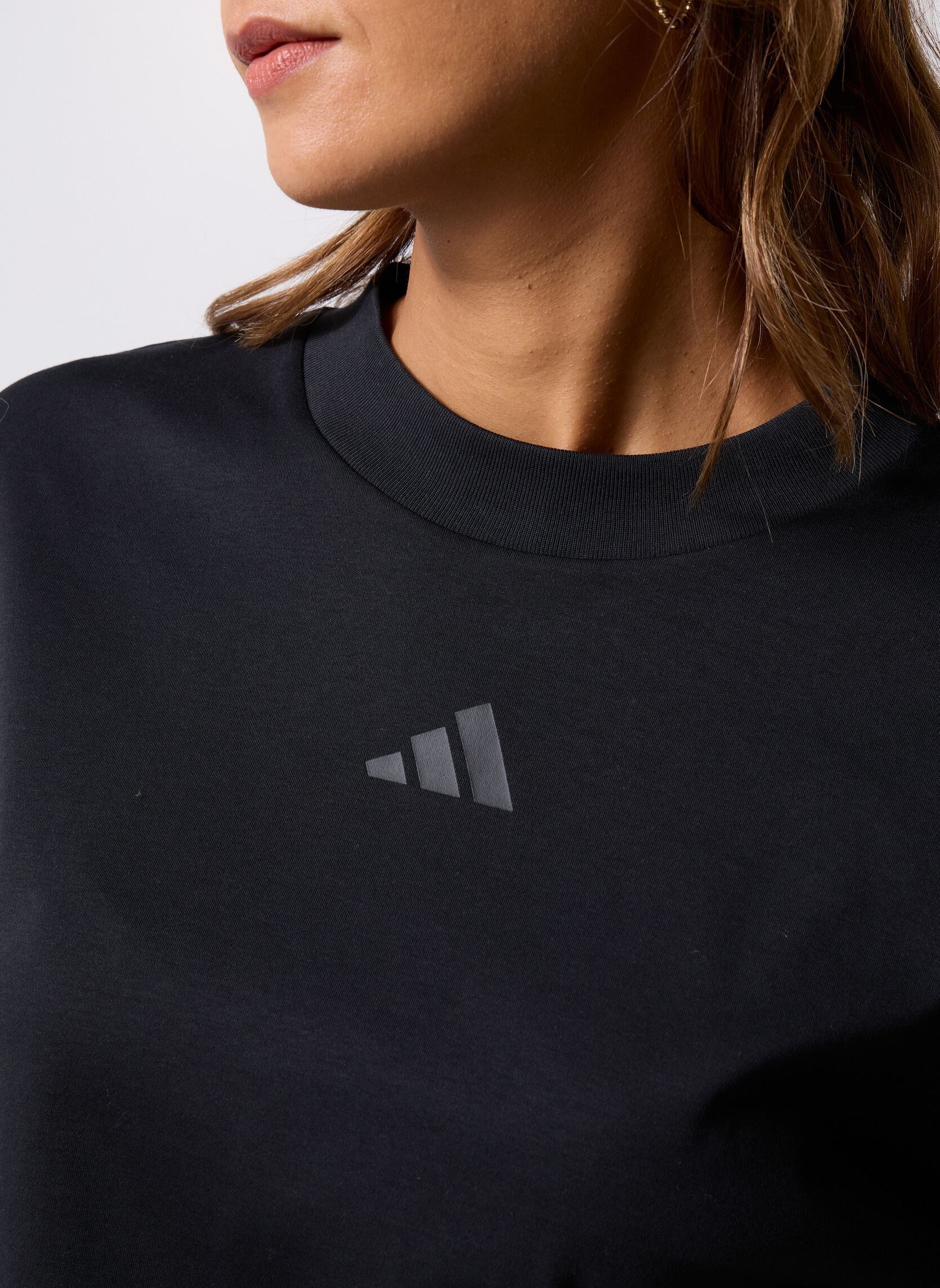 T-shirts met korte mouwen W CE Q2 TEE dames zwart adidas sportswear T-shirts met korte mouwen W CE Q2 TEE dames zwart Black