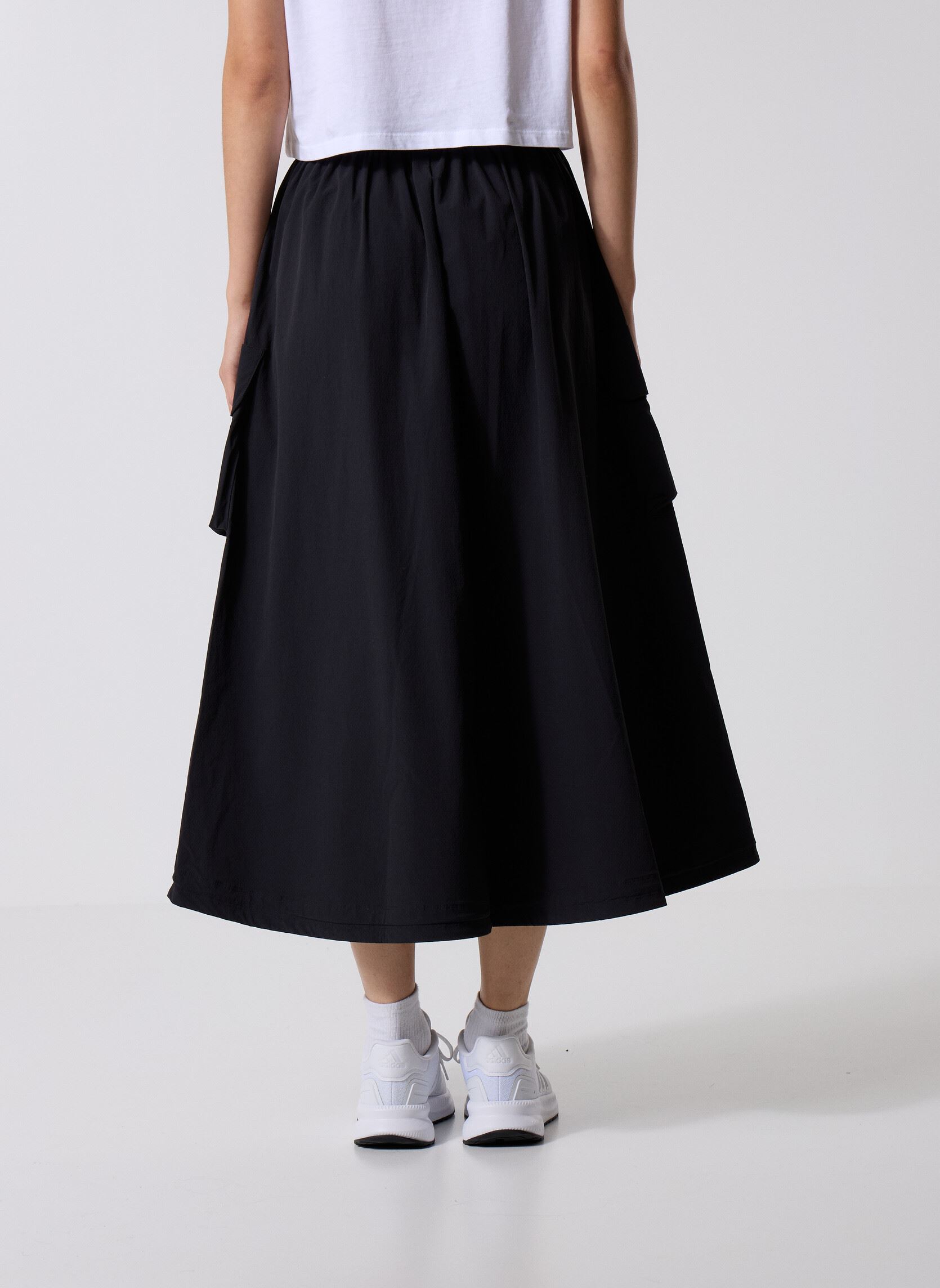 Halflange rokken W CT SKIRT dames zwart adidas sportswear Halflange rokken W CT SKIRT dames zwart Black