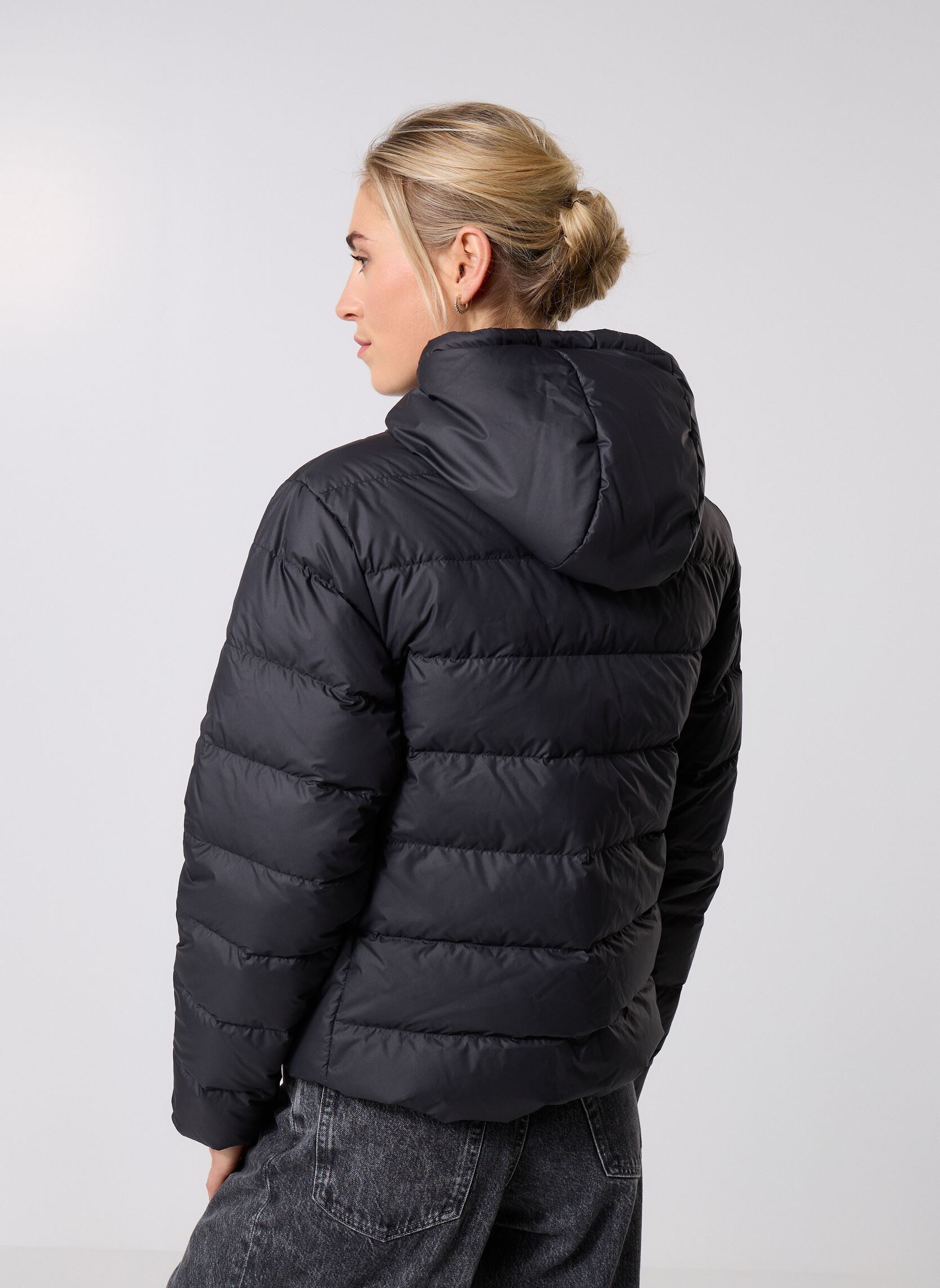 Daunenjacken W ESS LD HD JKT damen schwarz adidas sportswear Daunenjacken W ESS LD HD JKT damen schwarz Black