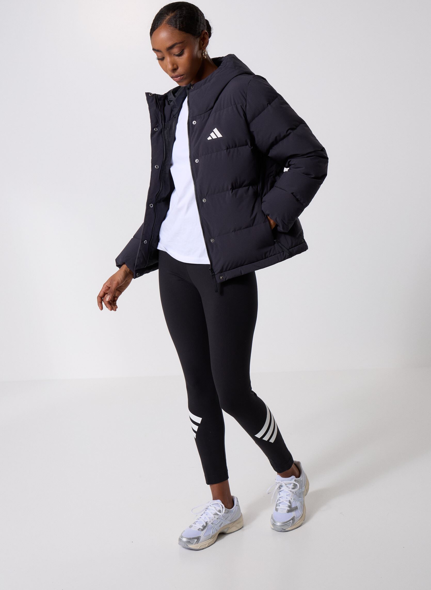 Gewatteerde jassen W HELIONIC HD J dames zwart adidas sportswear Gewatteerde jassen W HELIONIC HD J dames zwart Black