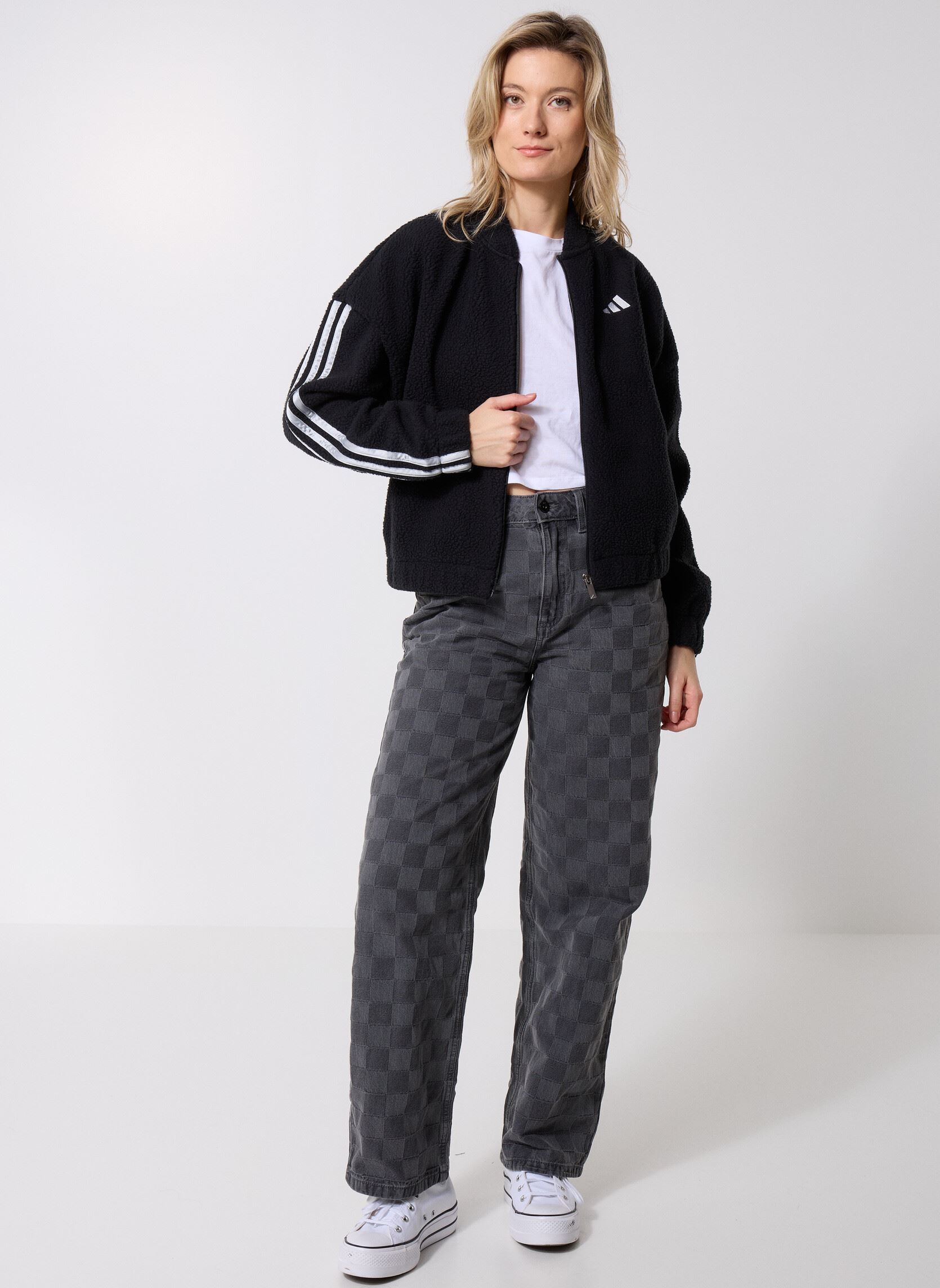 Sweats zippés W HOL FZ femme noir adidas sportswear Sweats zippés W HOL FZ femme noir Black/Silvmt