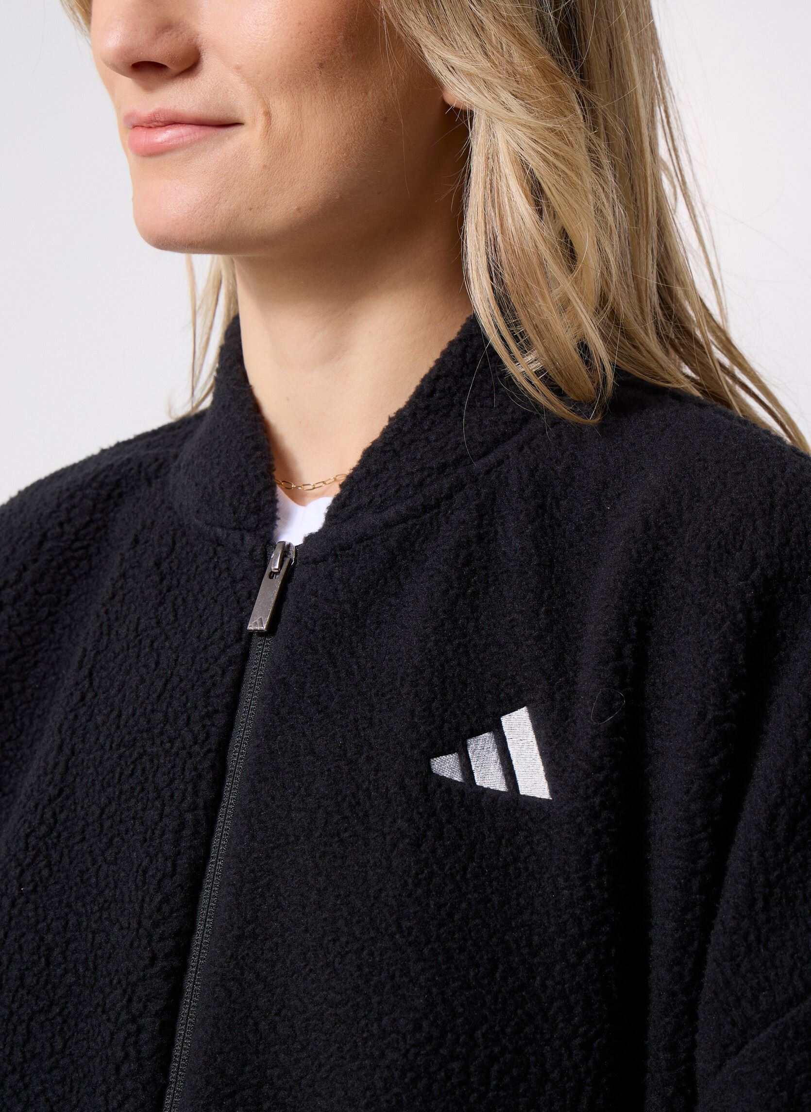 Sweats zippés W HOL FZ femme noir adidas sportswear Sweats zippés W HOL FZ femme noir Black/Silvmt