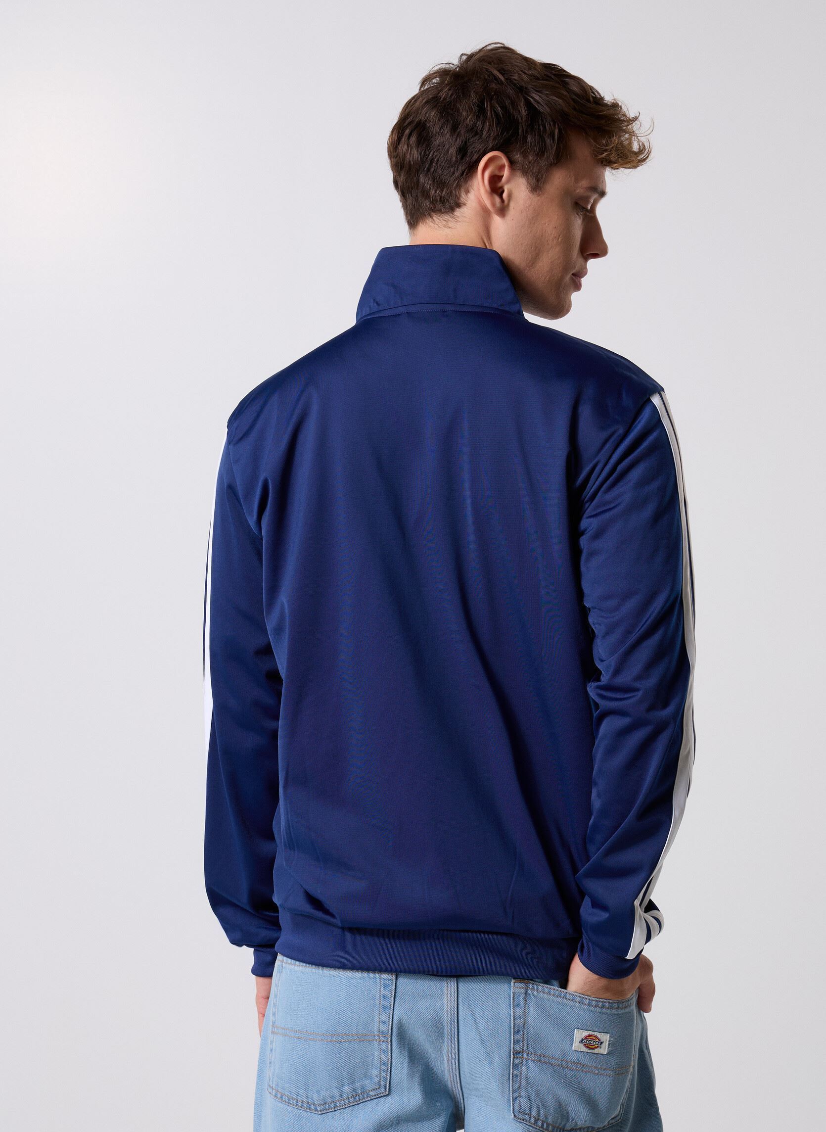 Vestes de survêtement M 3S TR TT homme bleu adidas sportswear Vestes de survêtement M 3S TR TT homme bleu Dkblue