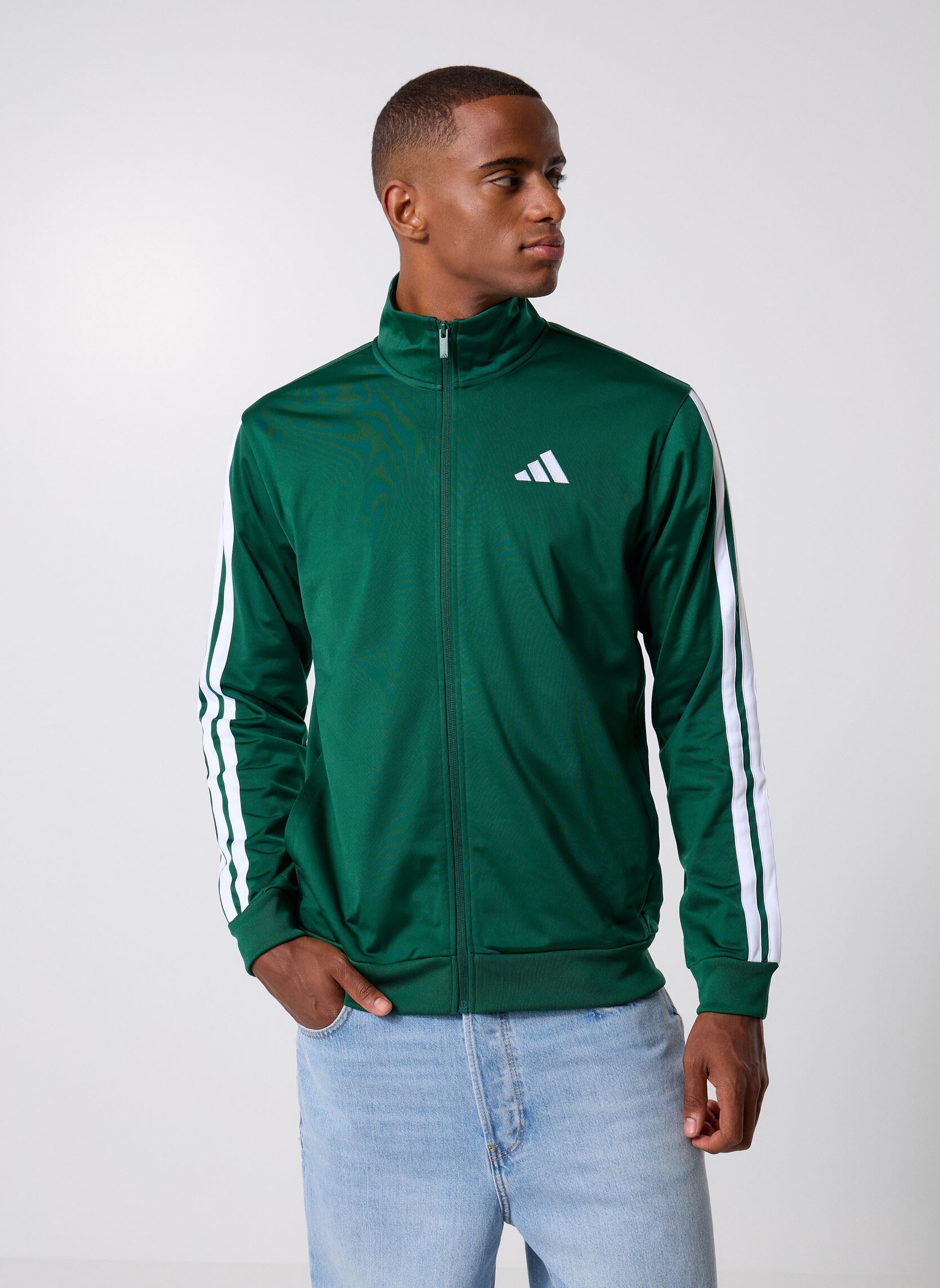 adidas Homme 3 Stripes Tricot Regular Track Top Tall - vue 3