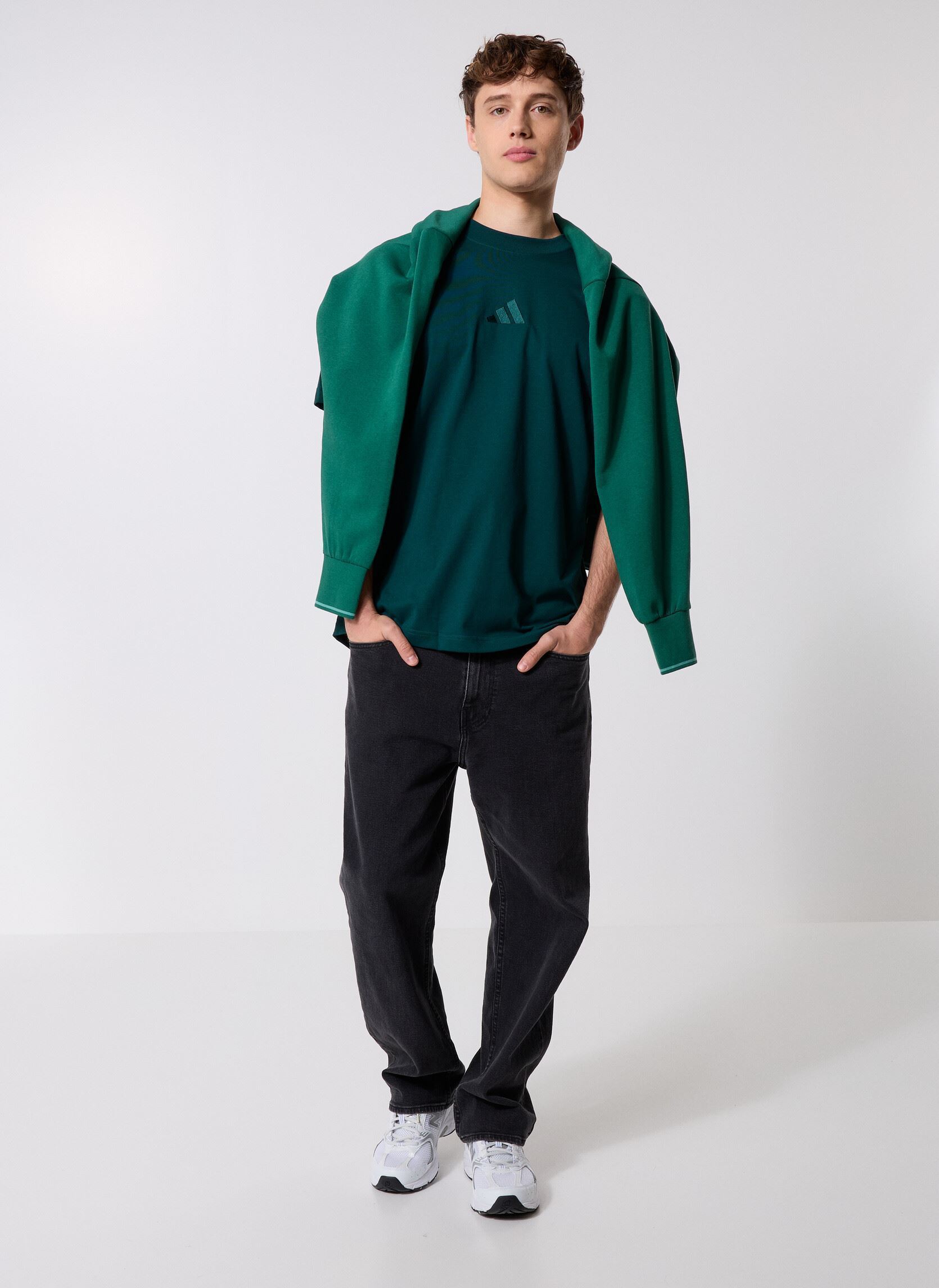 T-shirts met korte mouwen M A SZN T heren groen adidas sportswear T-shirts met korte mouwen M A SZN T heren groen Aurivy