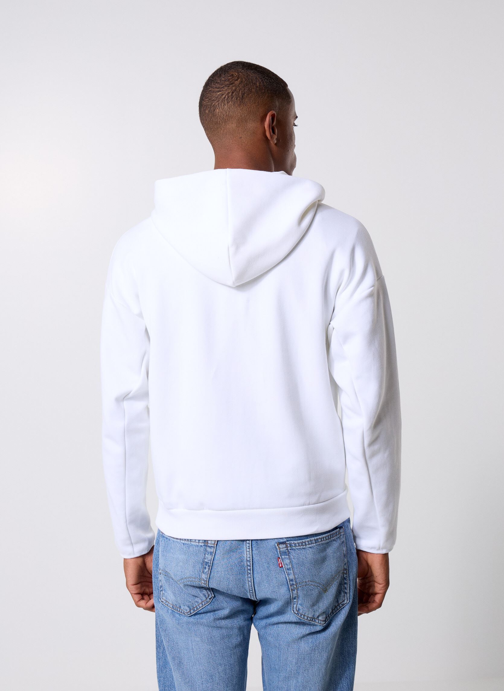 Sweats à capuche M FI SL HD homme blanc adidas sportswear Sweats à capuche M FI SL HD homme blanc WHITE