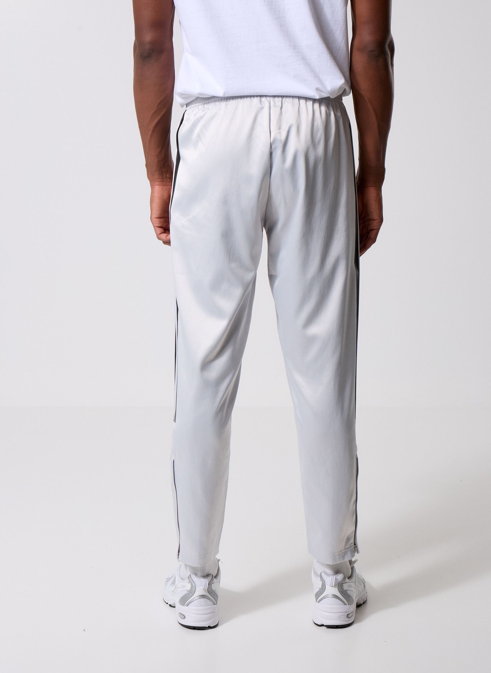 Joggingbroeken M TIRO ST PT Q3 heren zilver adidas sportswear Joggingbroeken M TIRO ST PT Q3 heren zilver Greone/Black