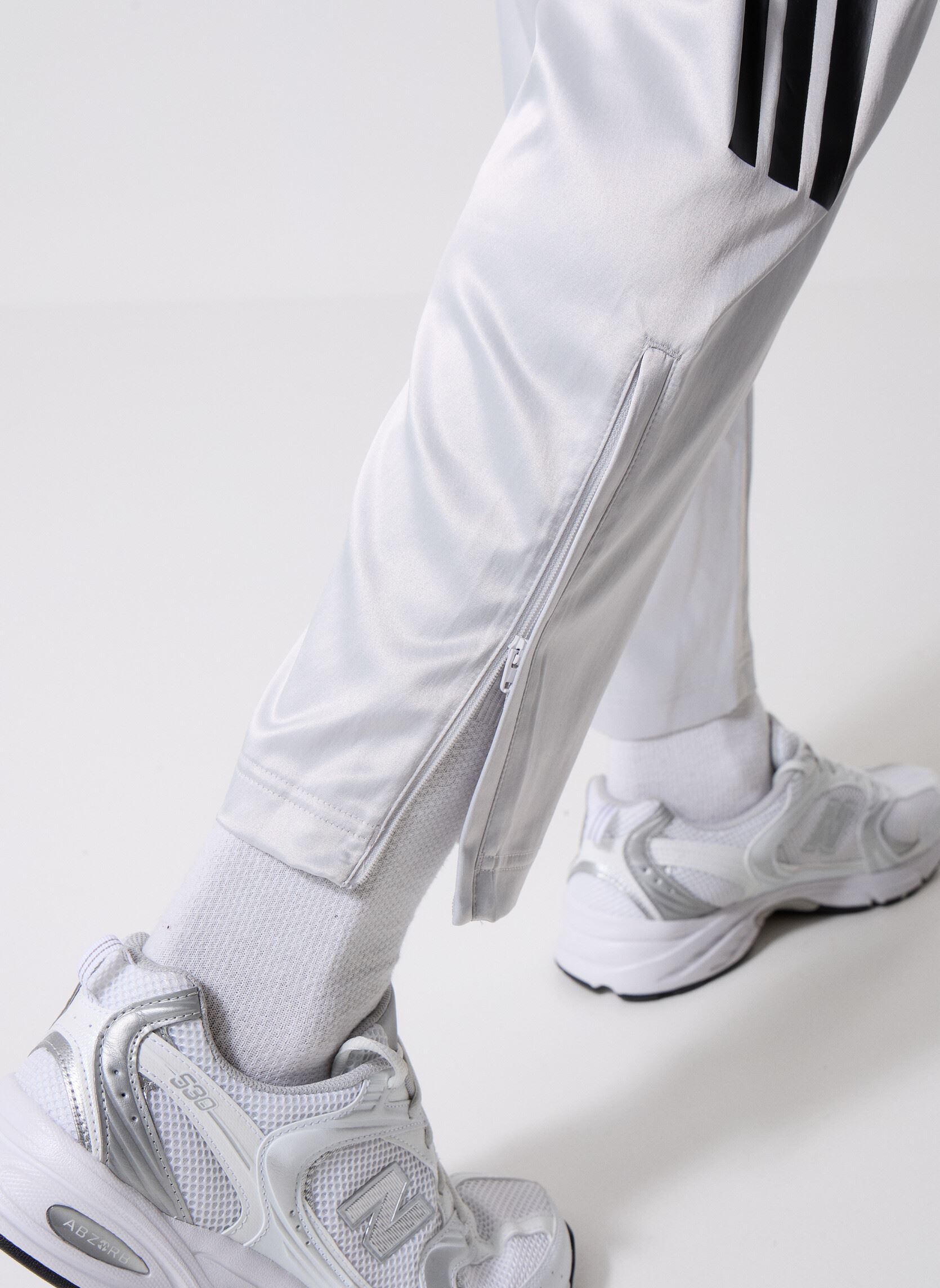 Joggingbroeken M TIRO ST PT Q3 heren zilver adidas sportswear Joggingbroeken M TIRO ST PT Q3 heren zilver Greone/Black