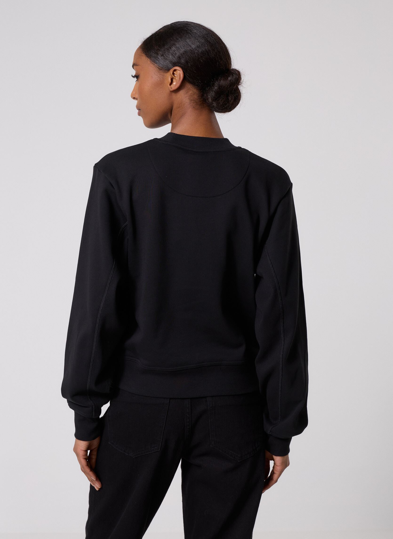 Felpe con cappuccio Asmc Reg Sw Sh W donna nero adidas by Stella McCartney Felpe con cappuccio Asmc Reg Sw Sh W donna nero BLACK