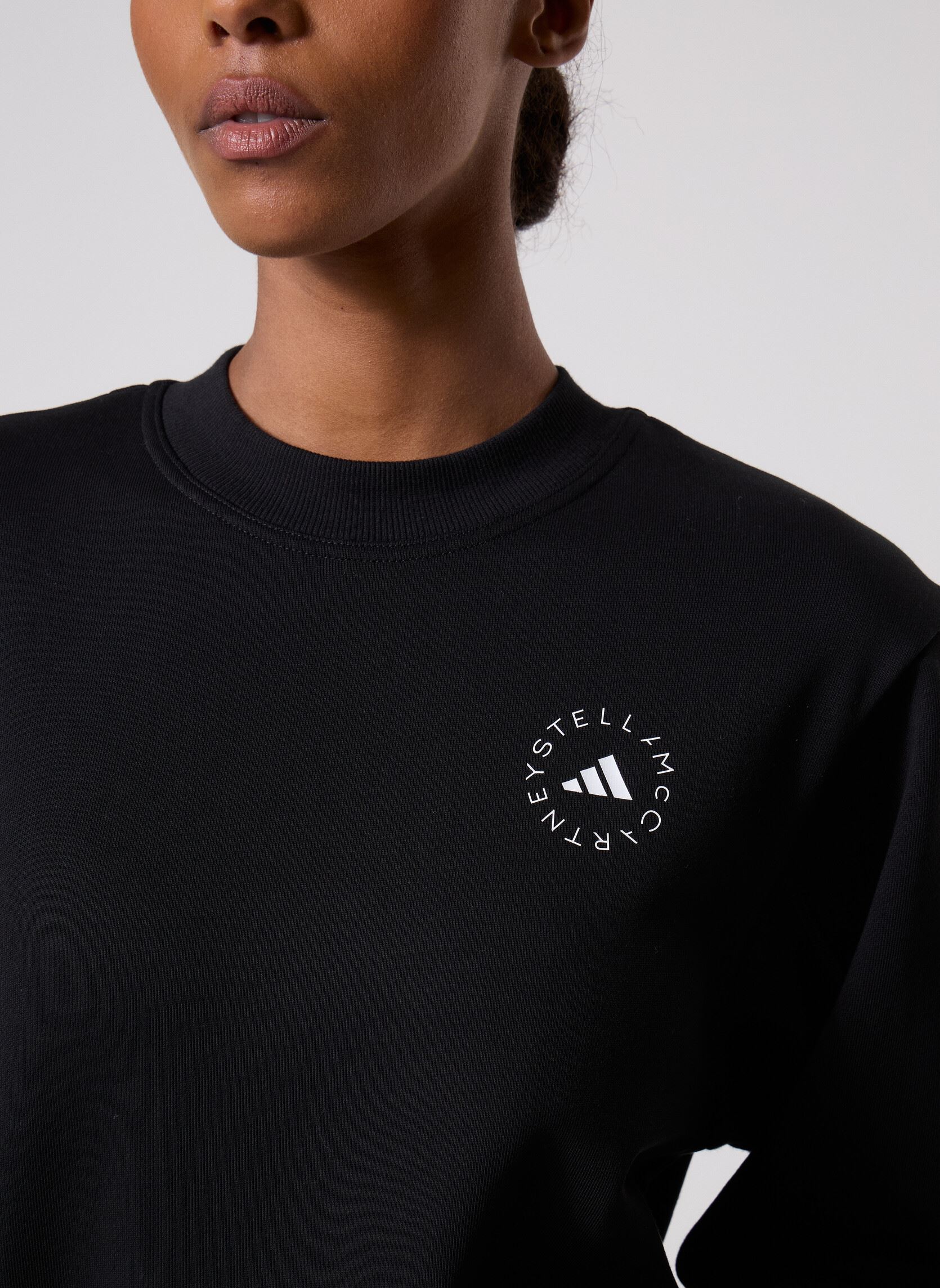 Felpe con cappuccio Asmc Reg Sw Sh W donna nero adidas by Stella McCartney Felpe con cappuccio Asmc Reg Sw Sh W donna nero BLACK