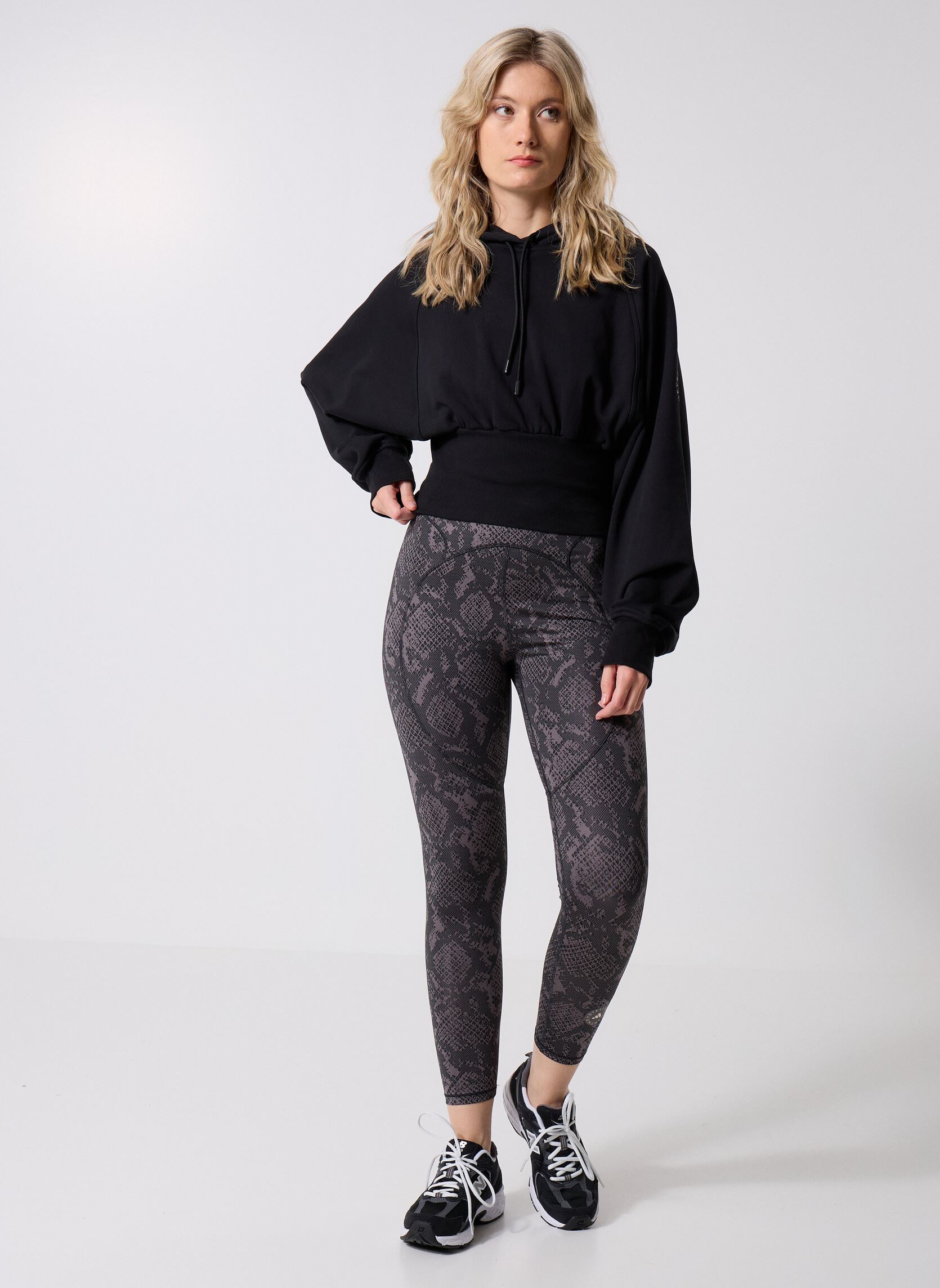 Leggings Asmc Tpr Leg P femme gris adidas by Stella McCartney Leggings Asmc Tpr Leg P femme gris CHACOA/BLACK