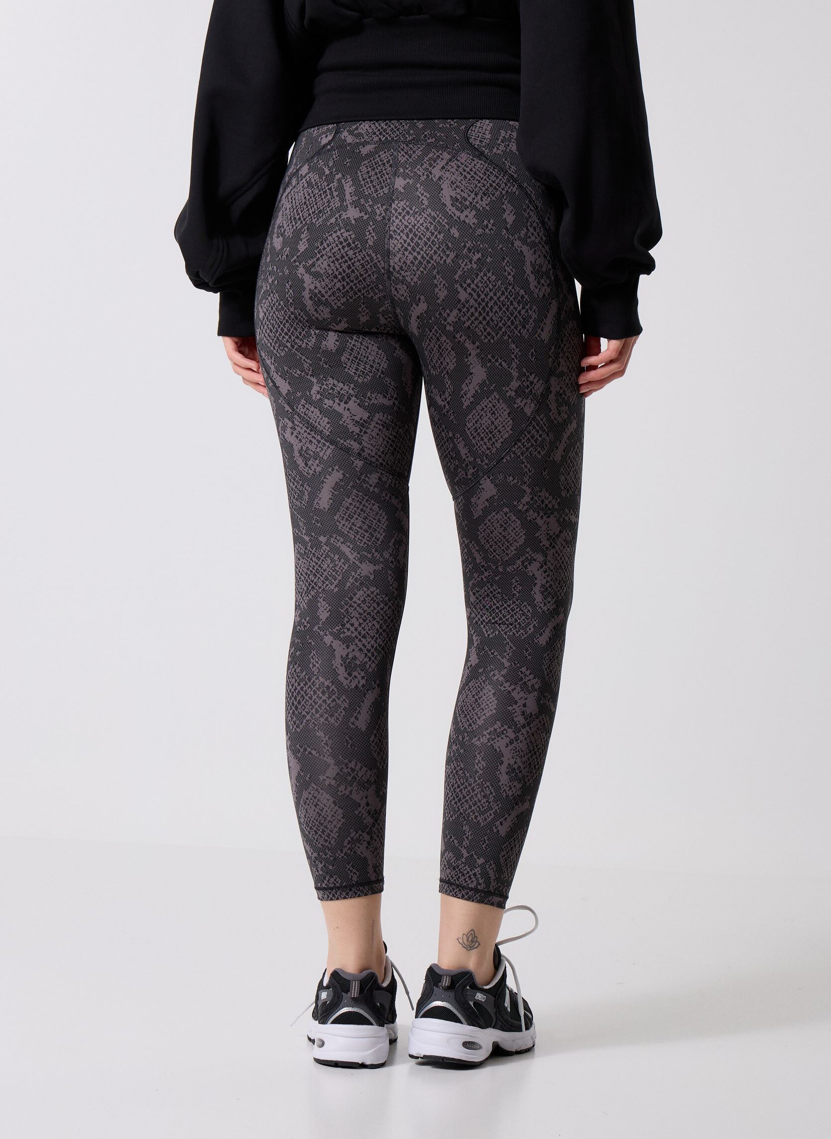 Leggings Asmc Tpr Leg P femme gris adidas by Stella McCartney Leggings Asmc Tpr Leg P femme gris CHACOA/BLACK