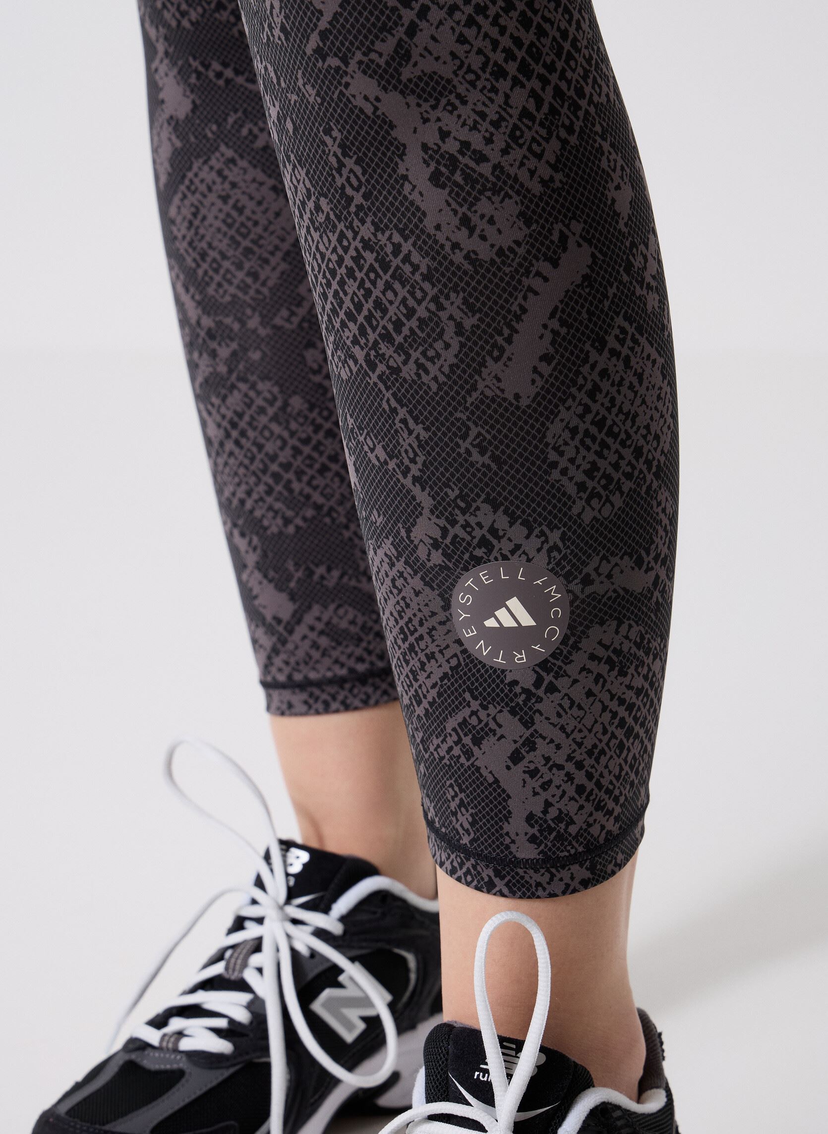 Leggings Asmc Tpr Leg P femme gris adidas by Stella McCartney Leggings Asmc Tpr Leg P femme gris CHACOA/BLACK