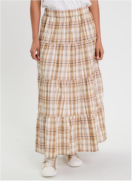 Cache Cache Jupes mi-longues JUPONSEER femme marron