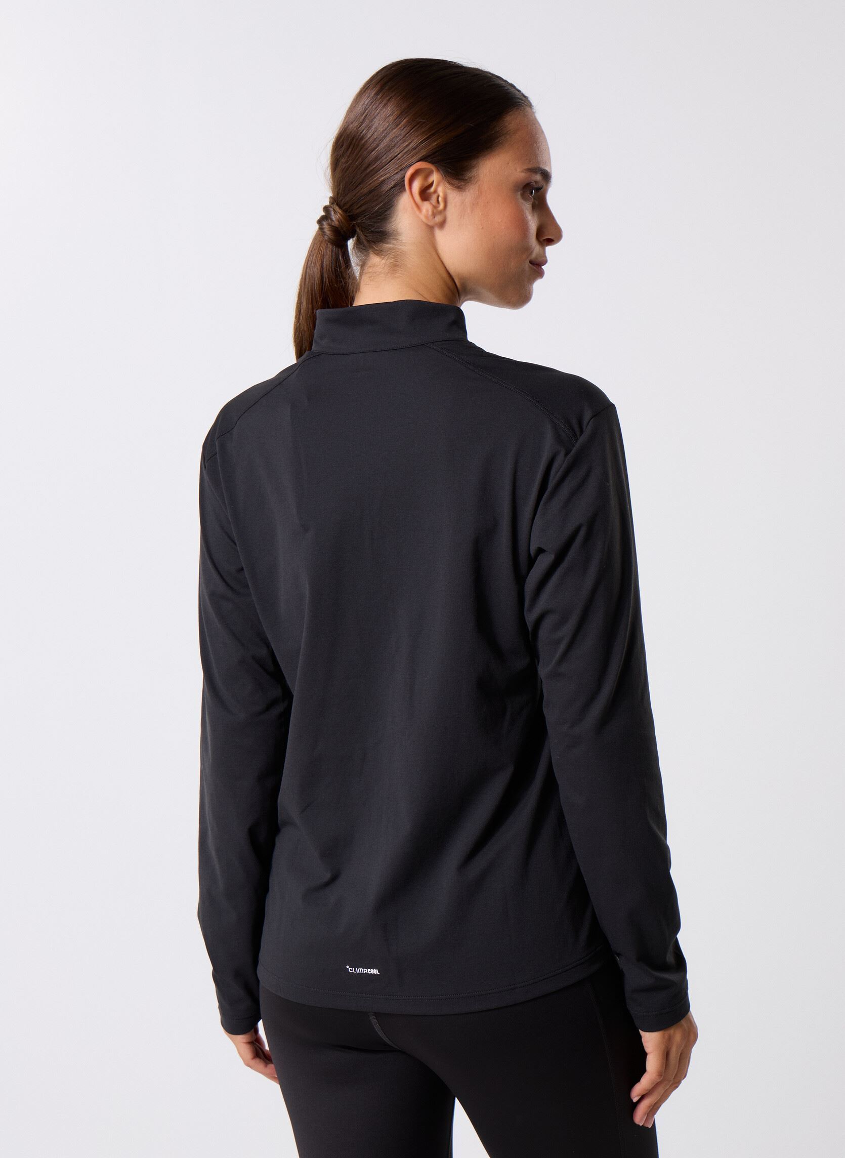 Tee-shirts manches longues W Mt Halfz Ls T femme noir adidas performance Tee-shirts manches longues W Mt Halfz Ls T femme noir BLACK