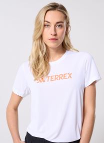 Tee-shirts manches courtes W Mt Log Tech T femme blanc