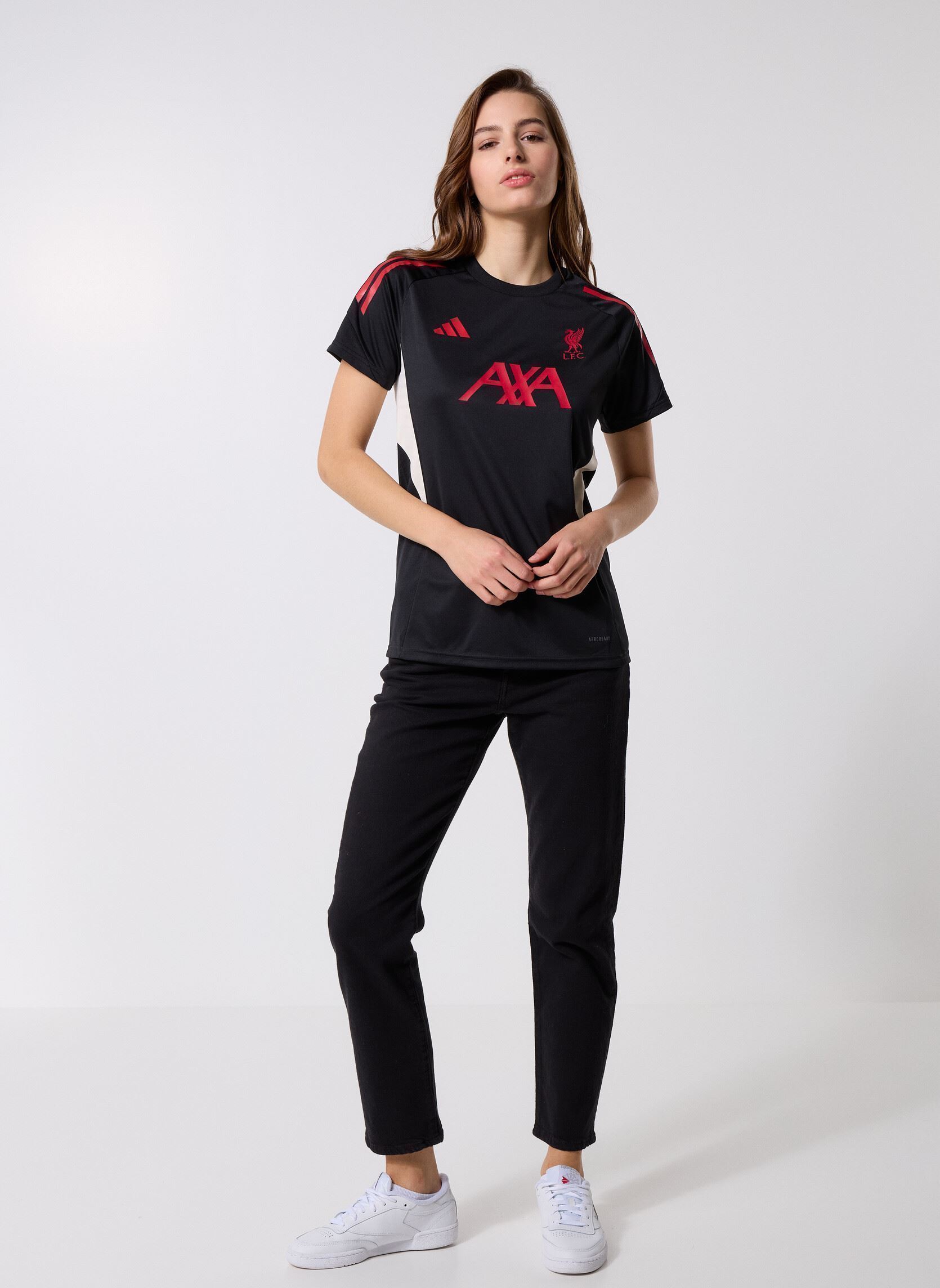 Tee-shirts manches courtes Lfc Tr Jst W femme noir adidas performance Tee-shirts manches courtes Lfc Tr Jst W femme noir Black