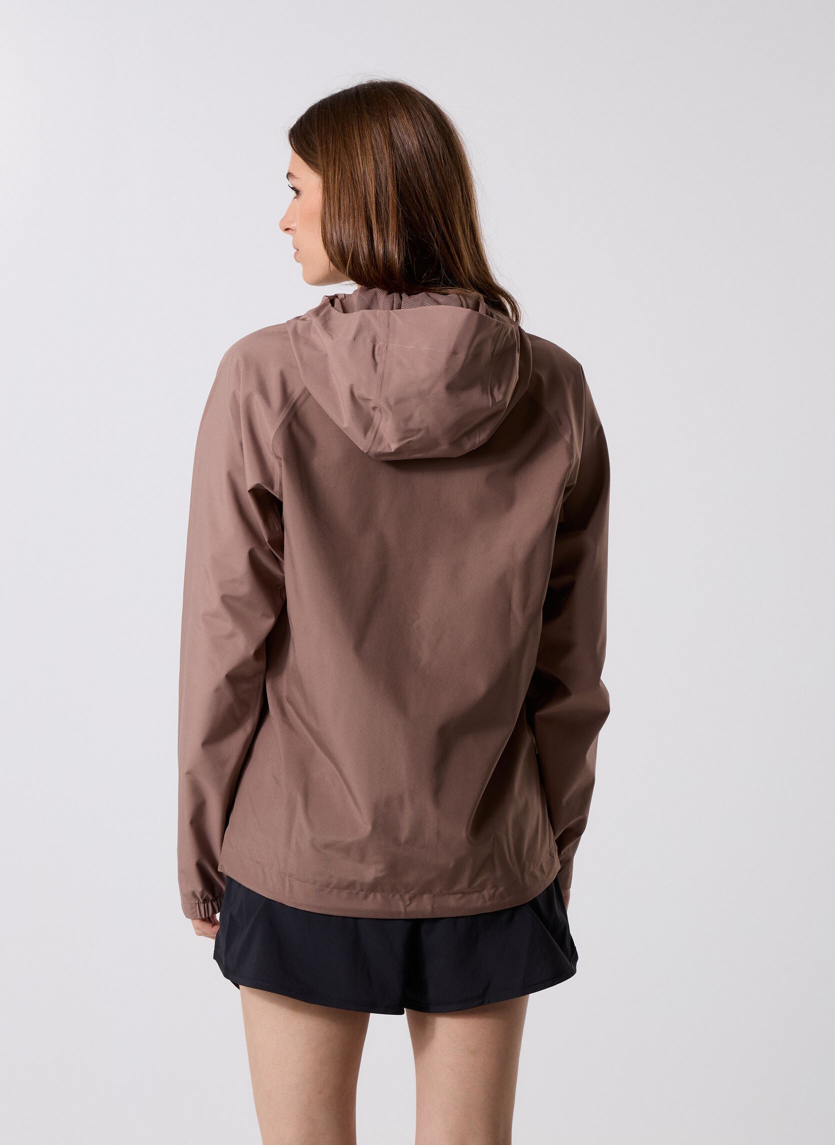 Vestes imperméable W Mt 2l Rain JK femme marron adidas performance Vestes imperméable W Mt 2l Rain JK femme marron Earstr/Trabrn