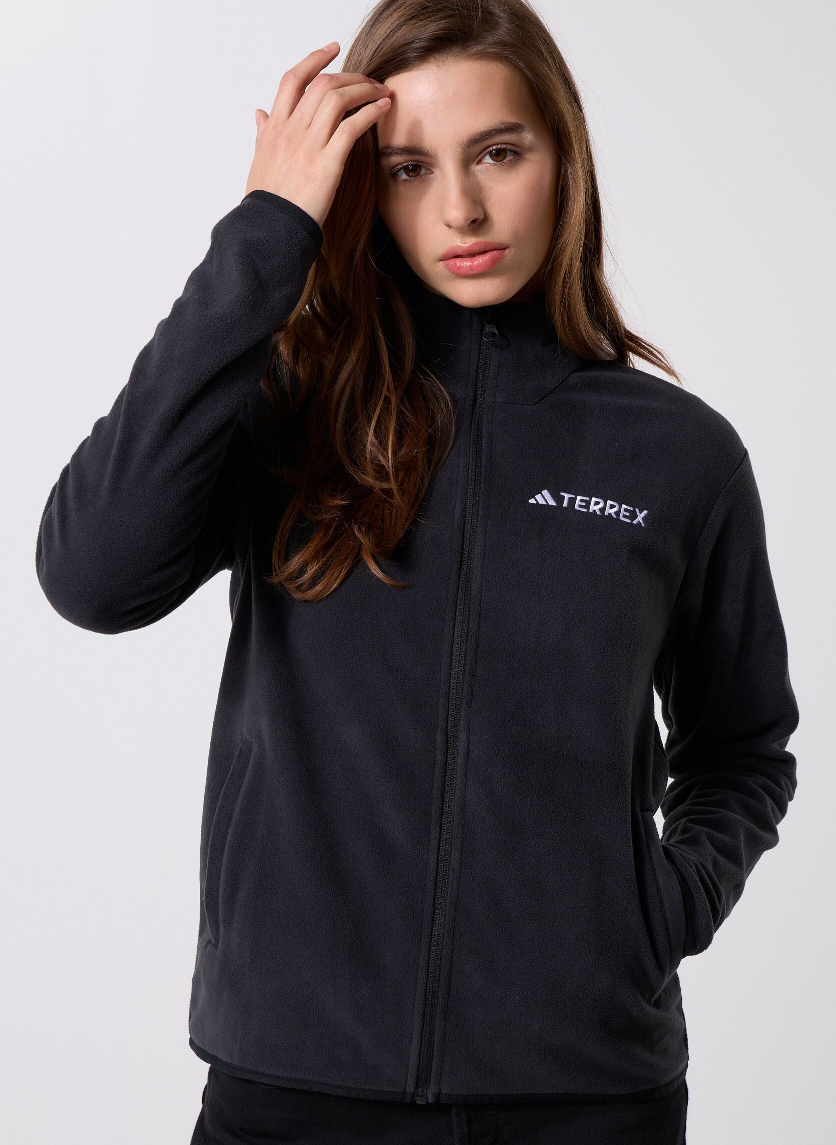 Veste molleton zippée Essentials - vue 9