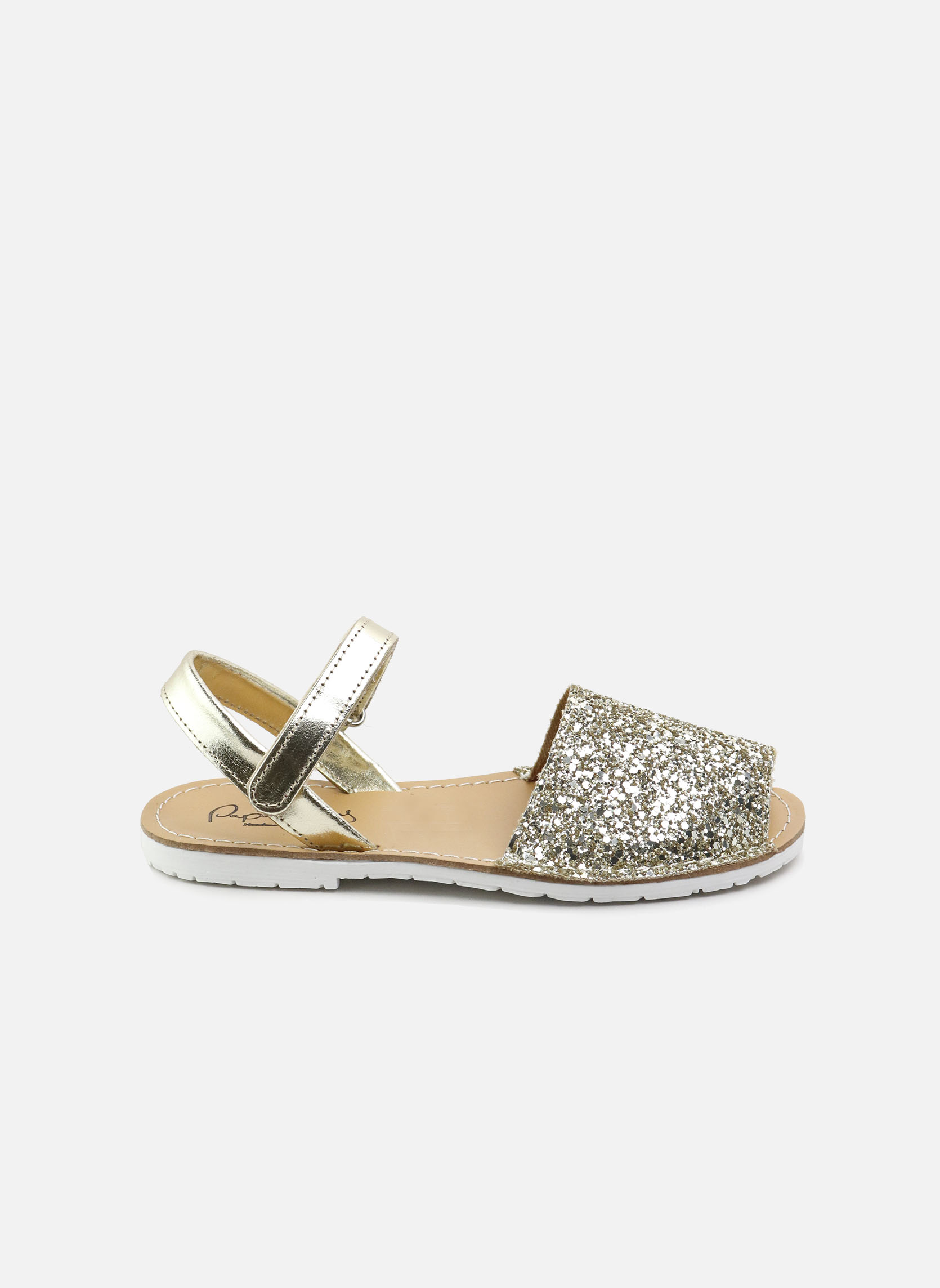Sandales Sandales AG48108-TOP-GLITTER-PLATINO Oro fille or et bronze Eli 1957 Sandales Sandales AG48108-TOP-GLITTER-PLATINO Oro fille or et bronze Or
