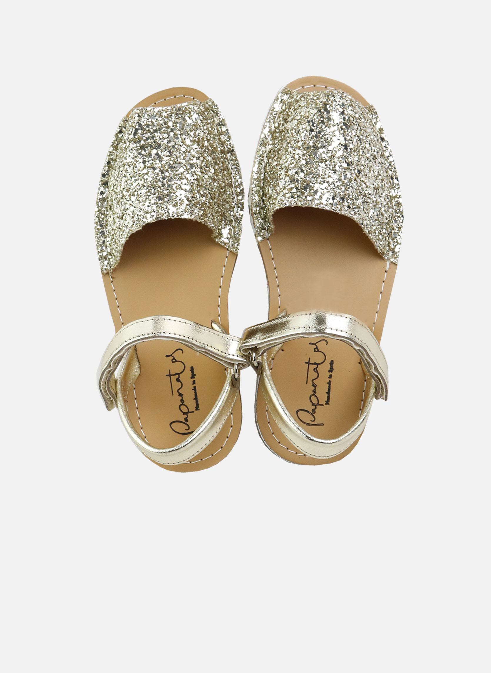 Sandales Sandales AG48108-TOP-GLITTER-PLATINO Oro fille or et bronze Eli 1957 Sandales Sandales AG48108-TOP-GLITTER-PLATINO Oro fille or et bronze Or