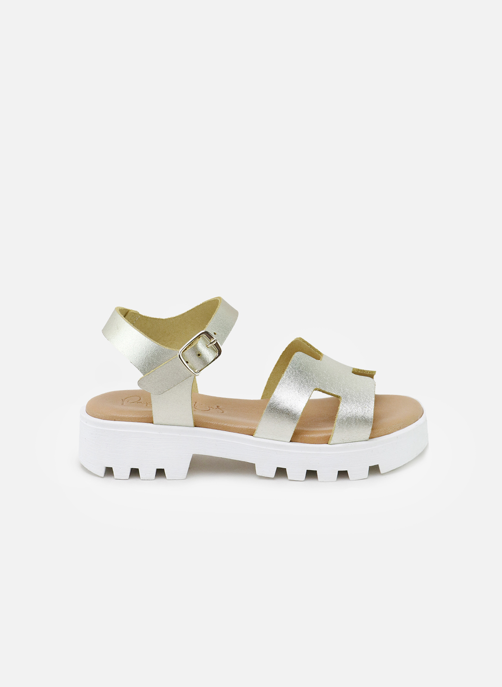 Sandales Sandales AGA15110A-VAQUETA-LAMINADO-CHAMPAGNE Oro fille or et bronze Eli 1957 Sandales Sandales AGA15110A-VAQUETA-LAMINADO-CHAMPAGNE Oro fille or et bronze Or