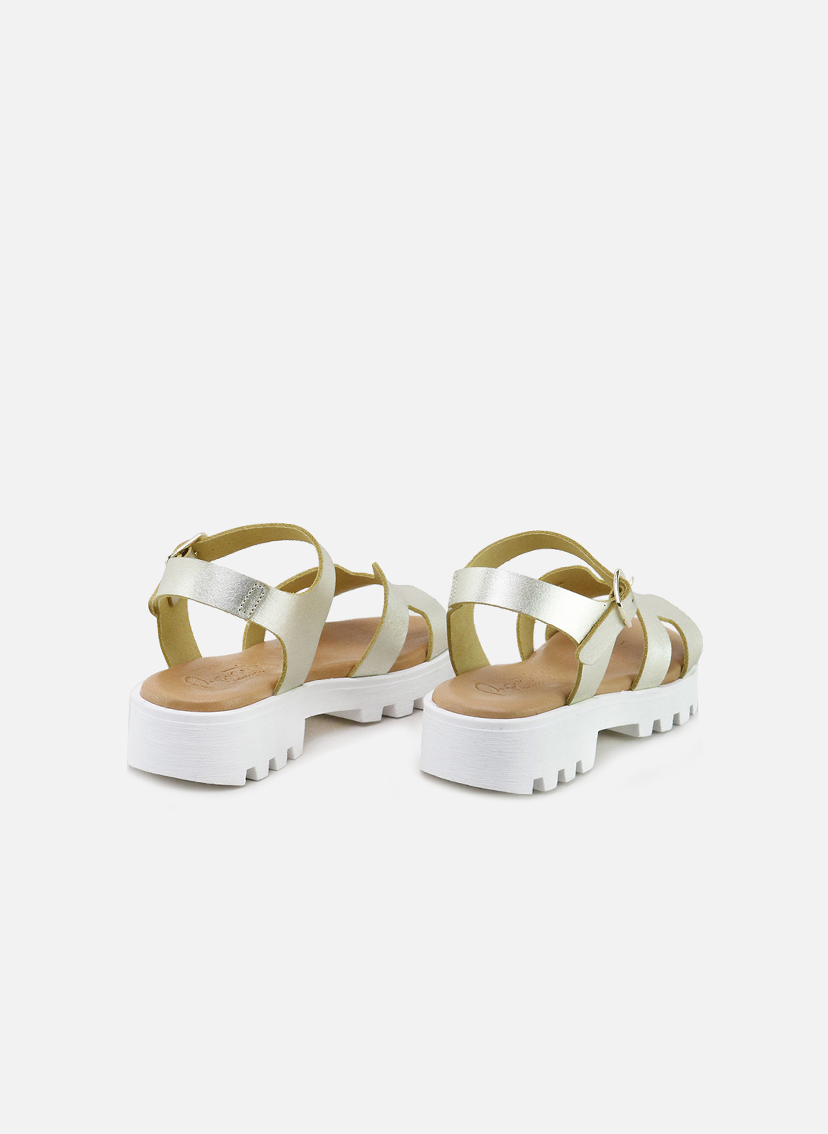 Sandales Sandales AGA15110A-VAQUETA-LAMINADO-CHAMPAGNE Oro fille or et bronze Eli 1957 Sandales Sandales AGA15110A-VAQUETA-LAMINADO-CHAMPAGNE Oro fille or et bronze Or