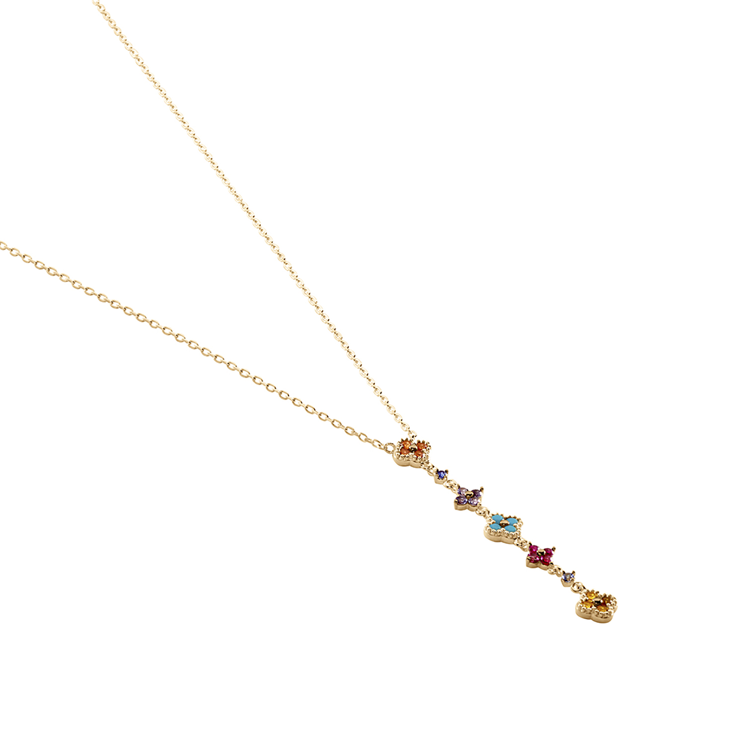 Art Déco Ancien collier avec 2 rangé de perles de cristal (Gebraucht