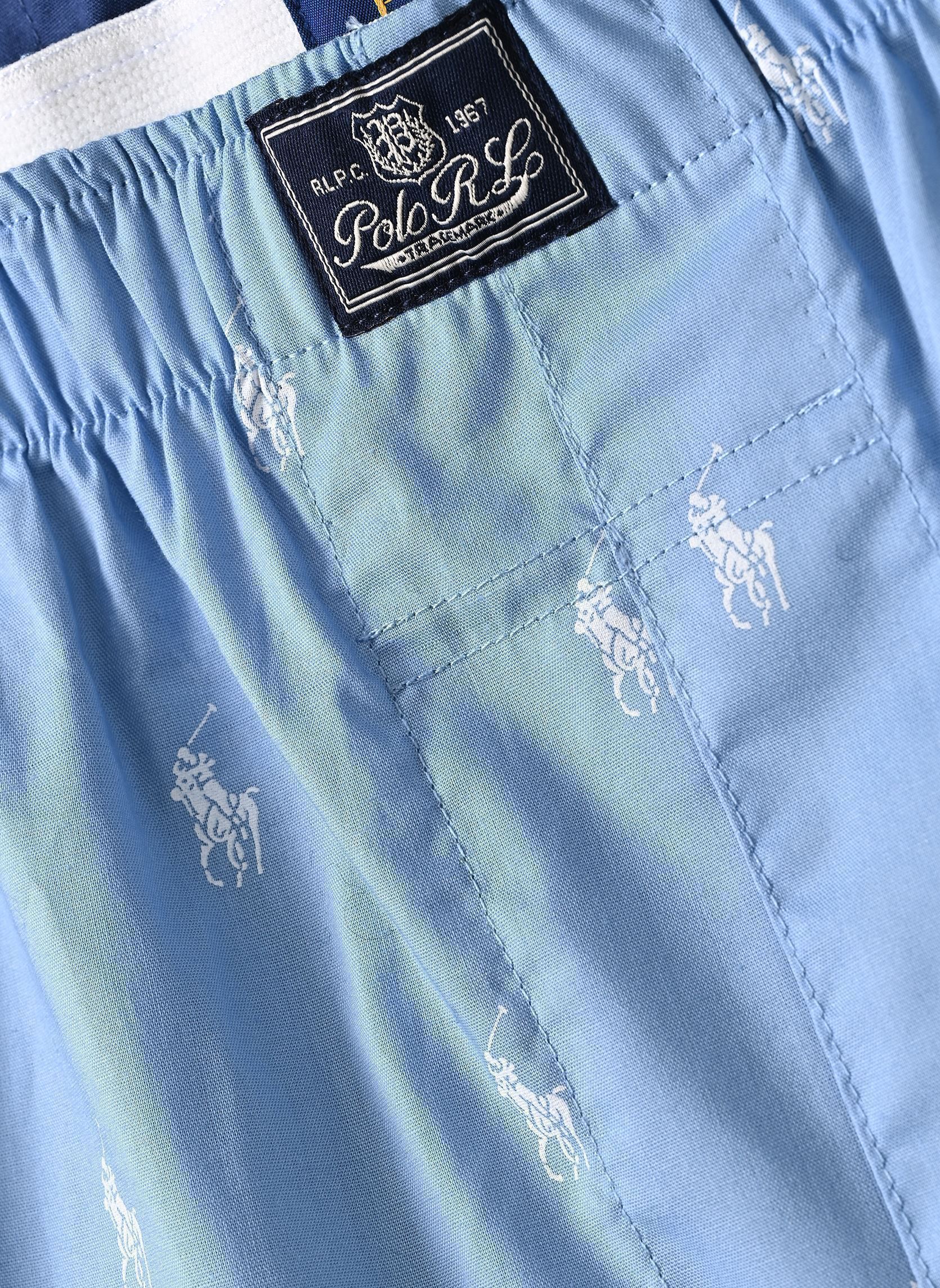 Caleçons OPEN BOXER-3 PACK-BOXER homme bleu Polo Ralph Lauren Caleçons OPEN BOXER-3 PACK-BOXER homme bleu 3PK BLUWHT ST/LTNVY/CHM BL AOP