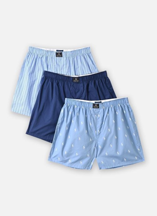 Polo Ralph Lauren Caleçons OPEN BOXER-3 PACK-BOXER homme bleu