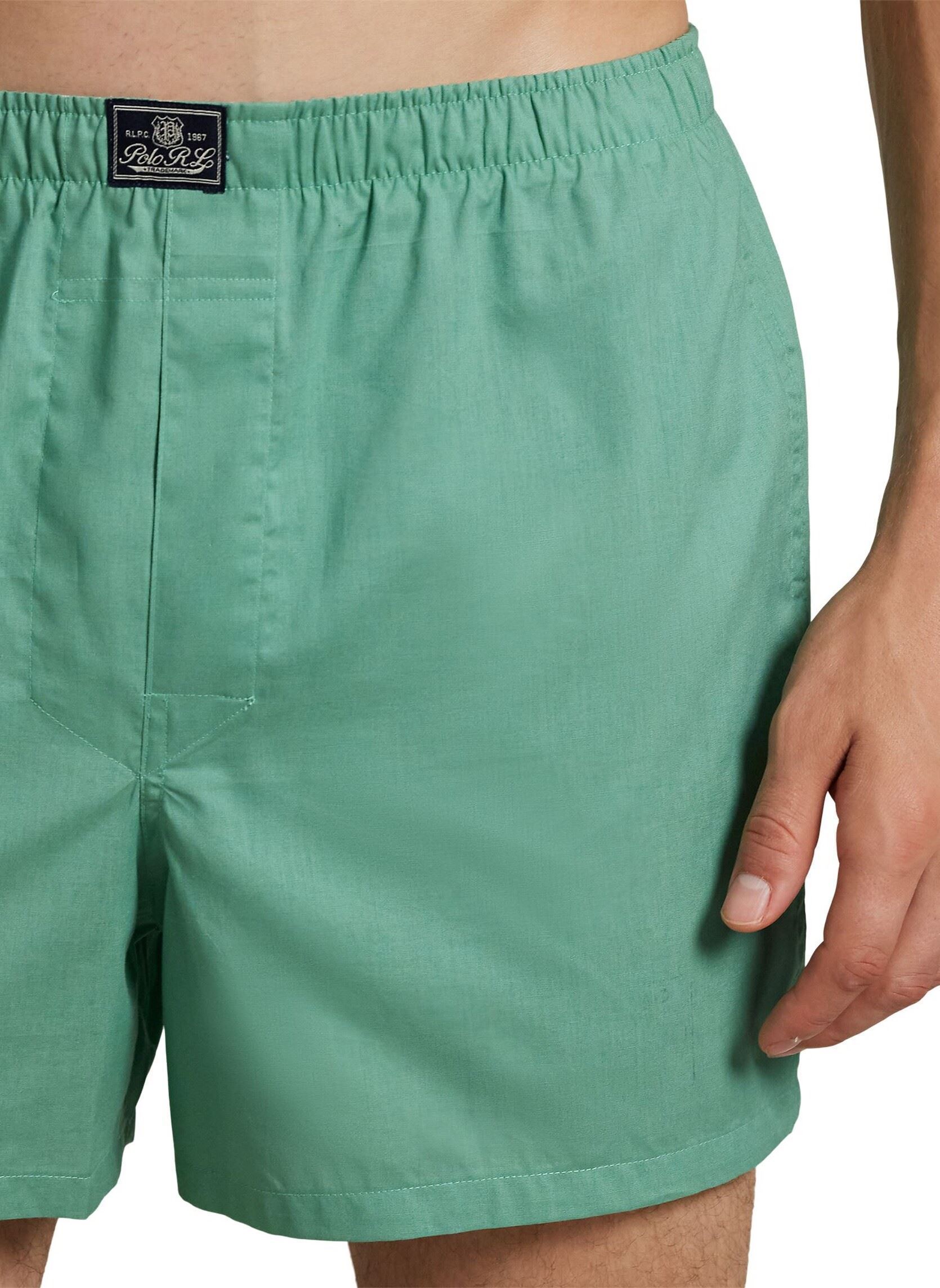 Caleçons OPEN BOXER-3 PACK-BOXER homme blanc Polo Ralph Lauren Caleçons OPEN BOXER-3 PACK-BOXER homme blanc 3PK WHT AOPP/HVN GRN/NVY PLD