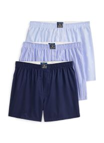 Unterhosen OPEN BOXER-3 PACK-BOXER herren blau Polo Ralph Lauren Unterhosen OPEN BOXER-3 PACK-BOXER herren blau 3PK OX BLU AOP/CR NVY/BLU STRP