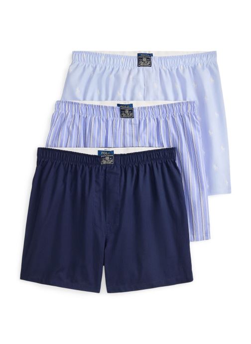 Polo Ralph Lauren Unterhosen OPEN BOXER-3 PACK-BOXER herren blau