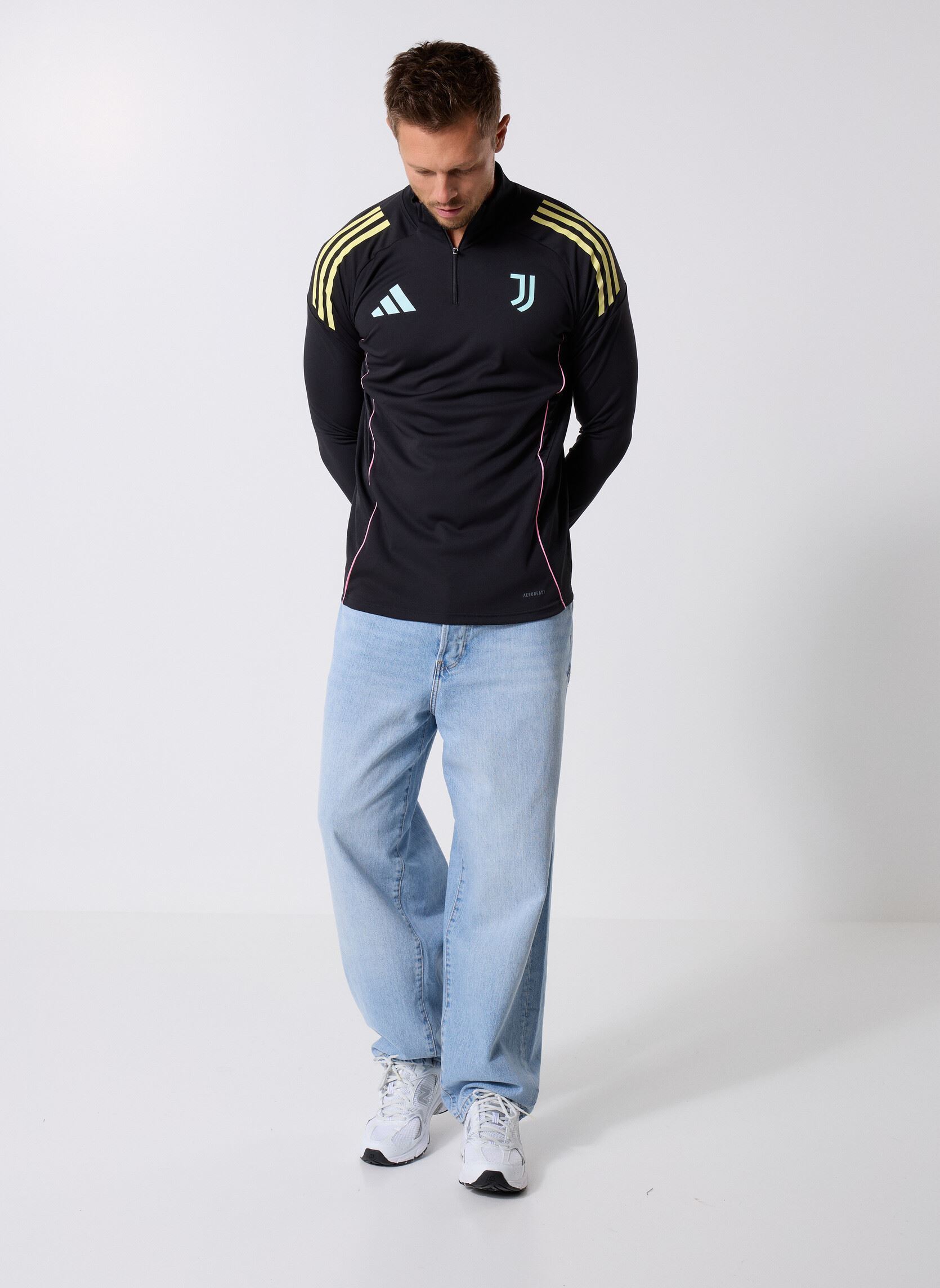 Vestes de survêtement JUVE TR TOP homme noir adidas performance Vestes de survêtement JUVE TR TOP homme noir BLACK