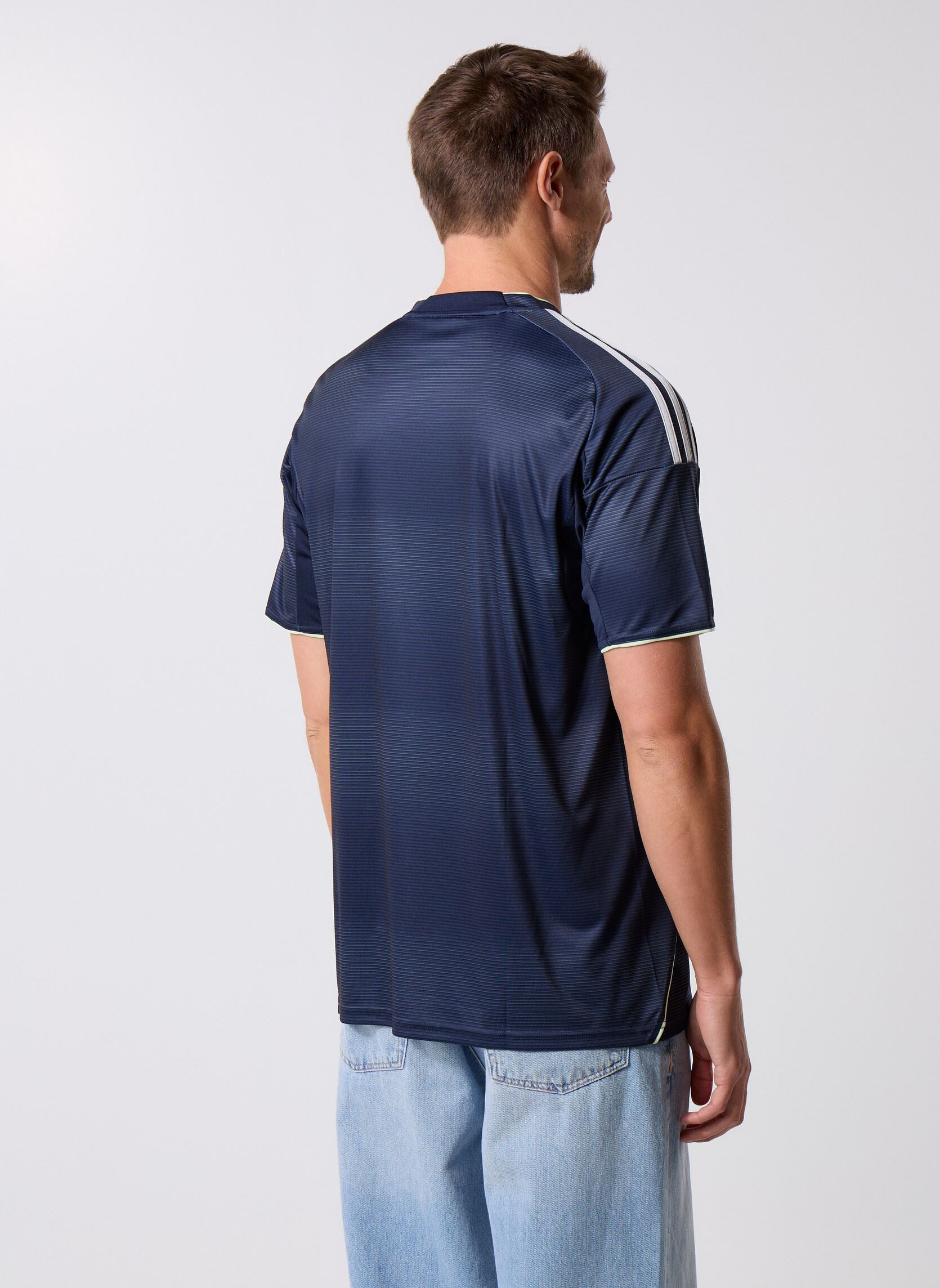 Tee-shirts manches courtes Real A JSY homme bleu adidas performance Tee-shirts manches courtes Real A JSY homme bleu Legink