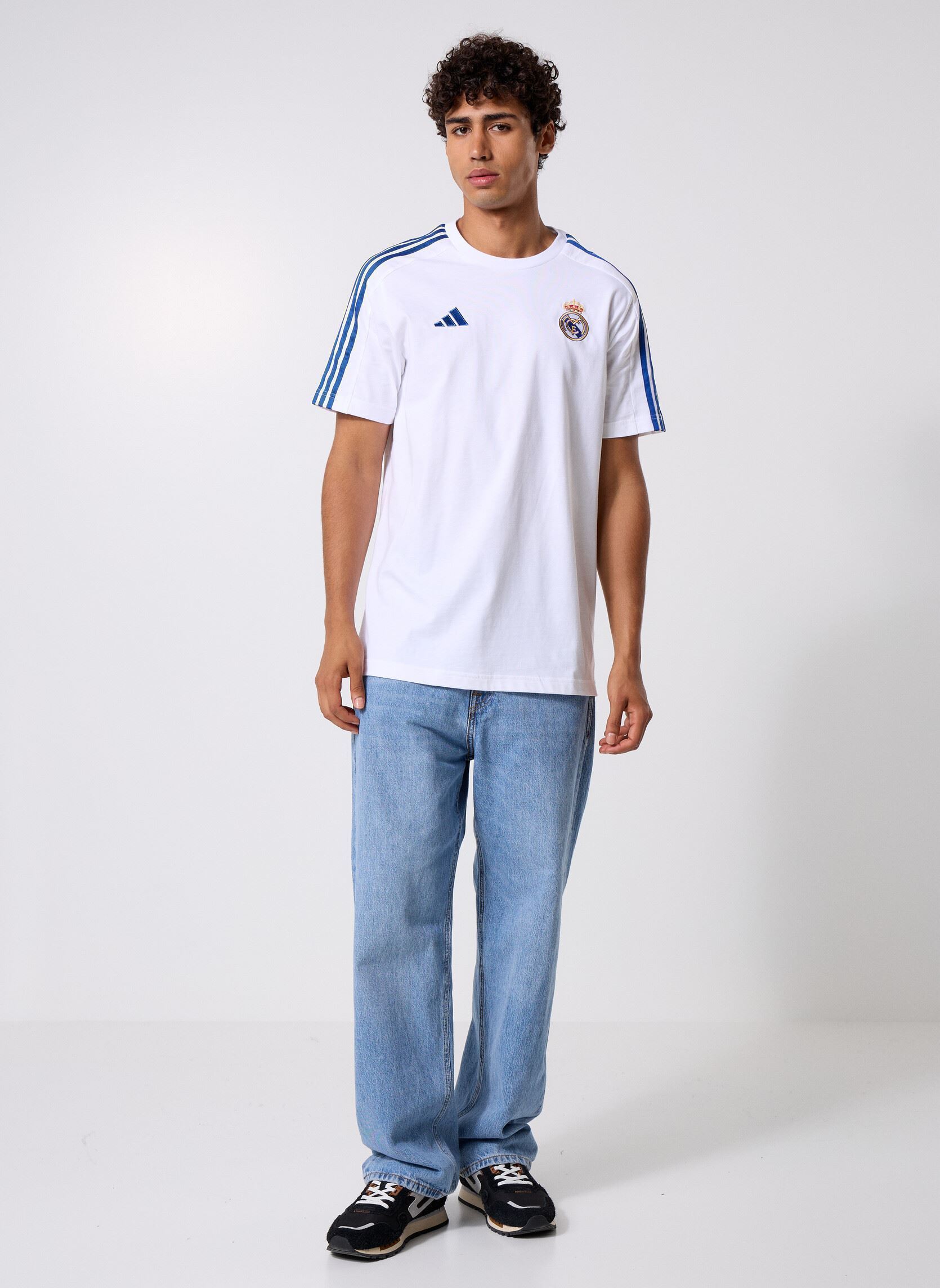 Tee-shirts manches courtes Real Dna Tee homme blanc adidas performance Tee-shirts manches courtes Real Dna Tee homme blanc White