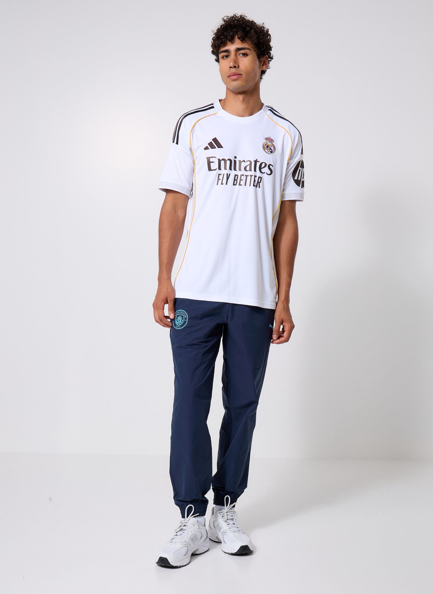 Tee-shirts manches courtes Real H JSY homme blanc adidas performance Tee-shirts manches courtes Real H JSY homme blanc White