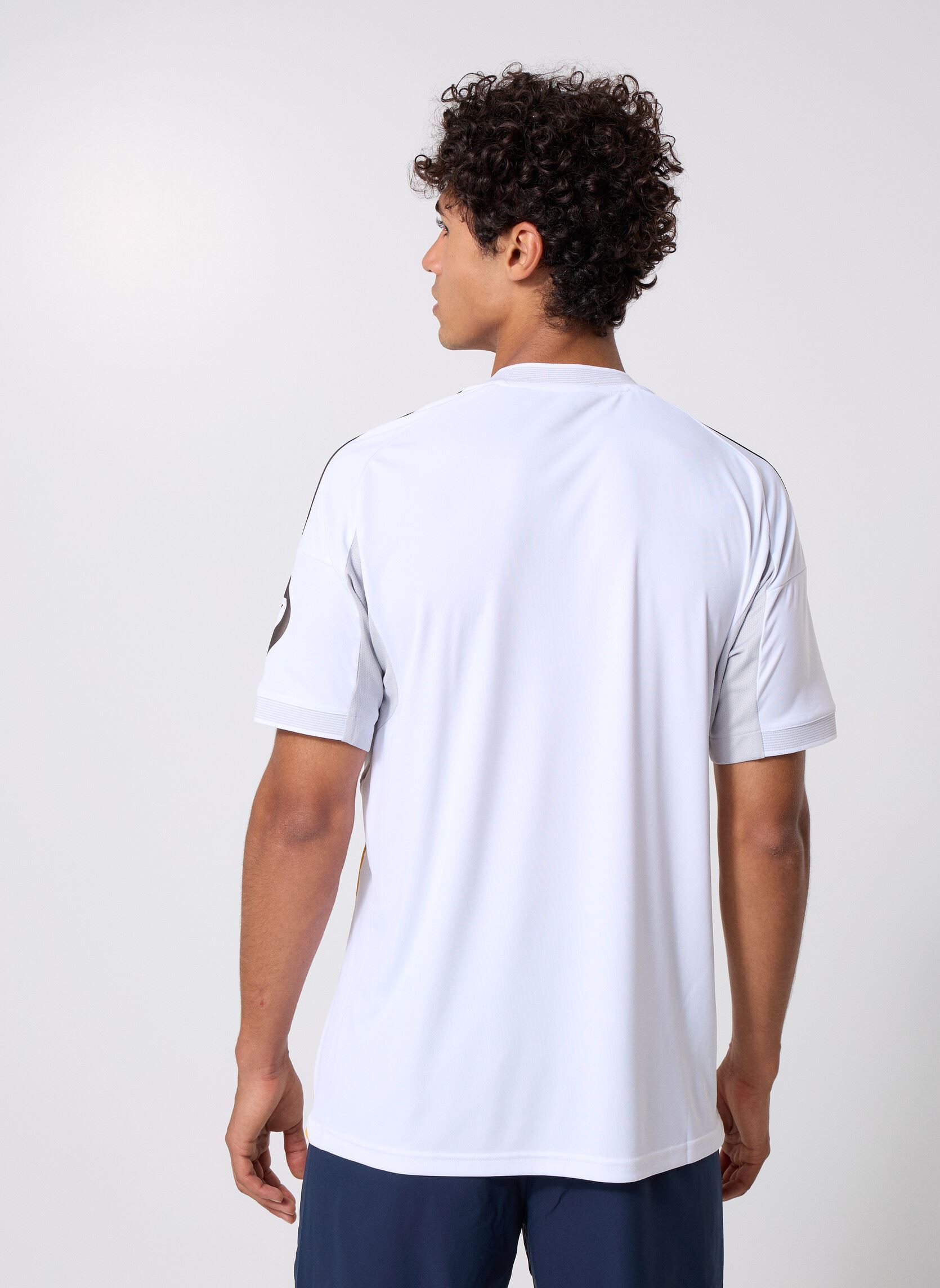 Tee-shirts manches courtes Real H JSY homme blanc adidas performance Tee-shirts manches courtes Real H JSY homme blanc White